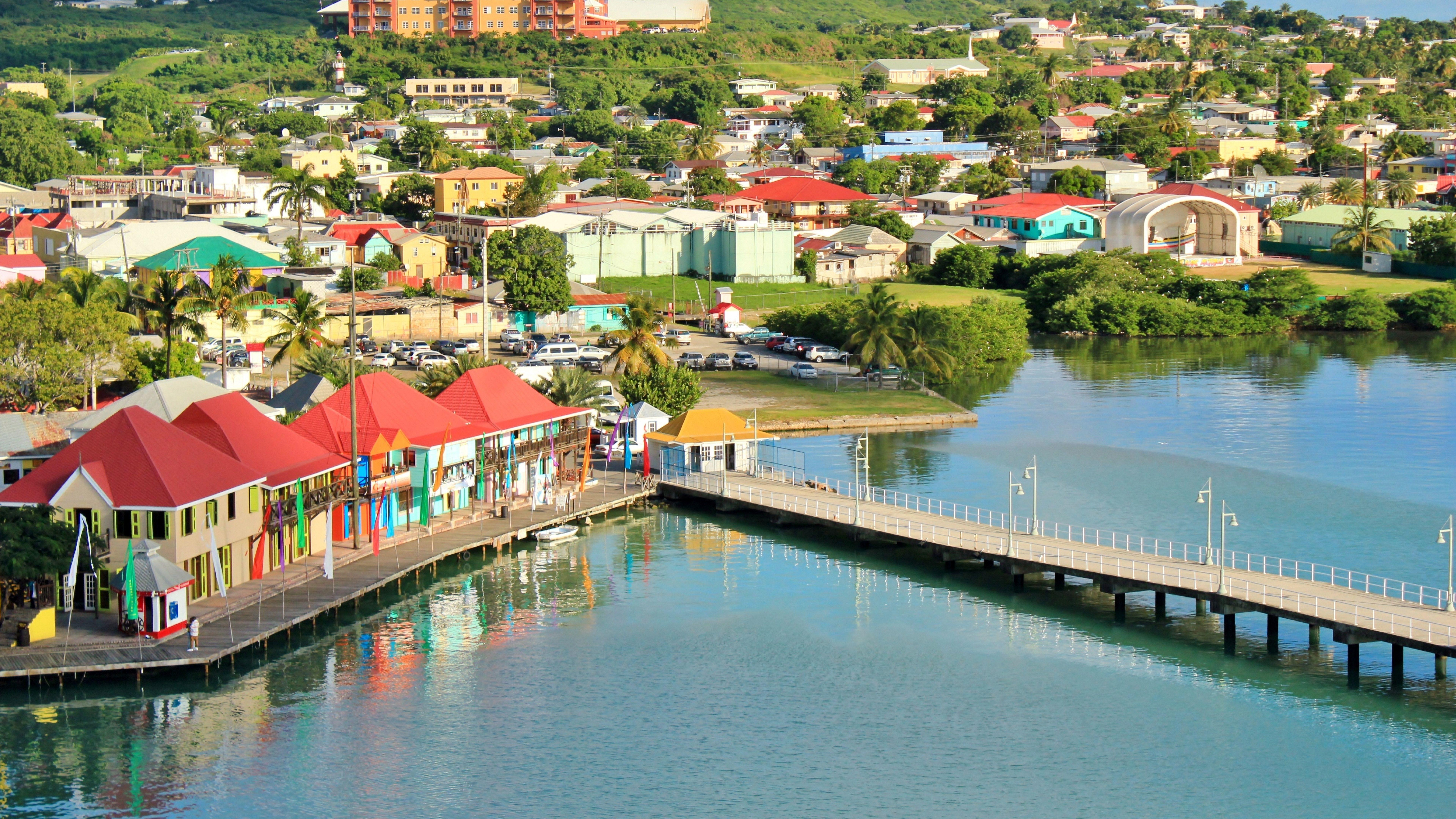 St.Johns Antigua and Barbuda 8K Wallpaper. Wallpaper 4K 5K 8K