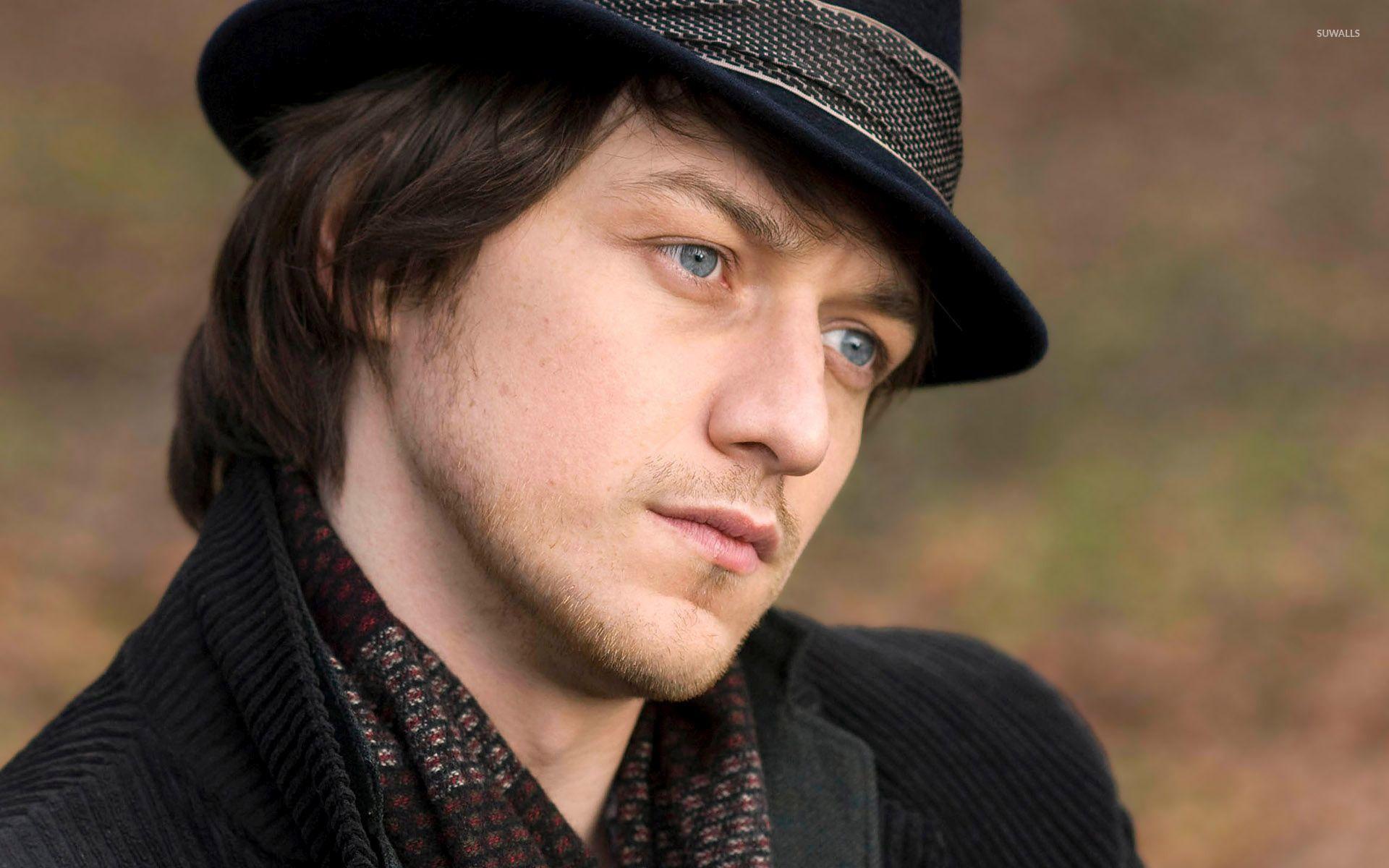 James McAvoy with a black hat wallpaper celebrity
