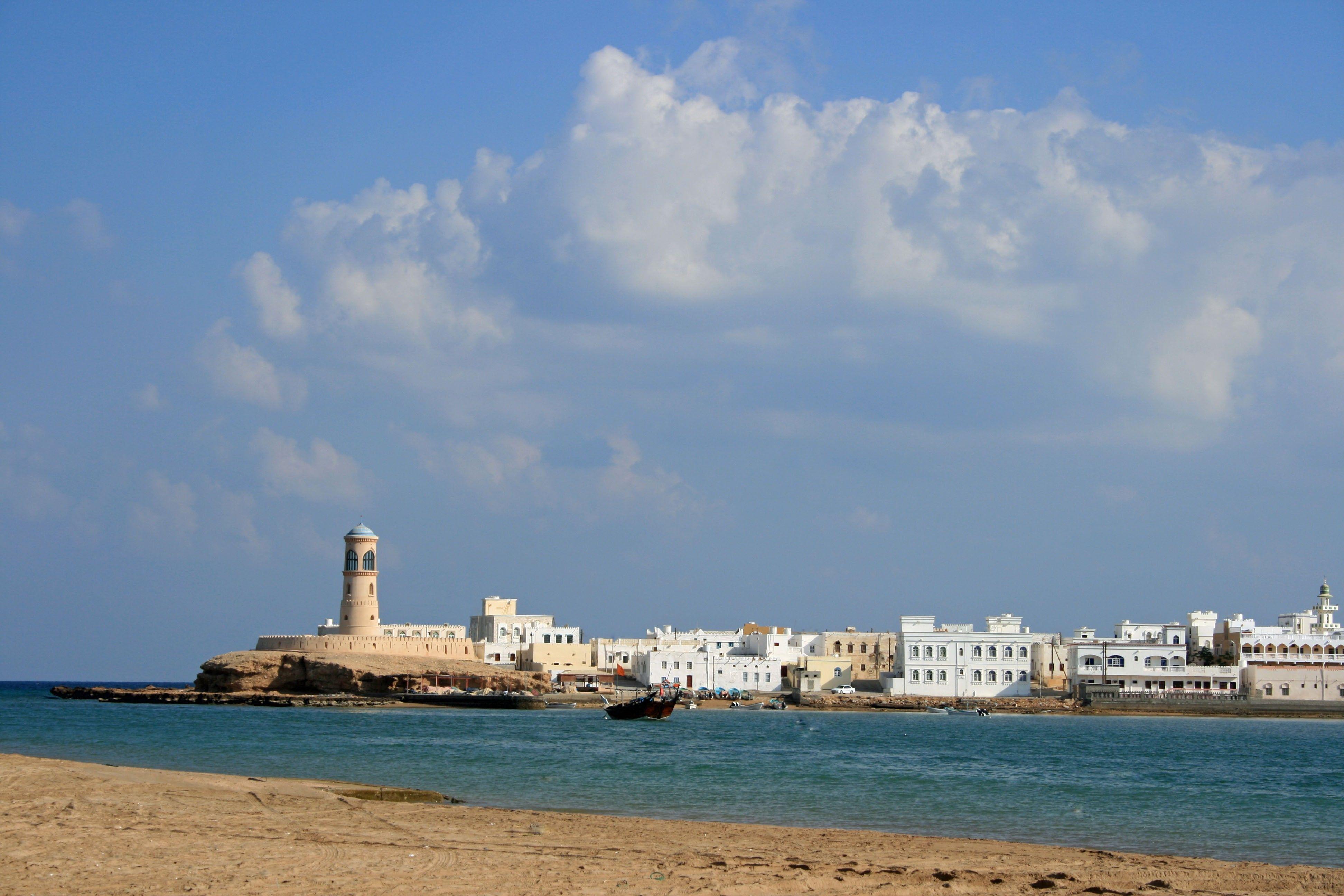 Beach: Beach Sand Sky James Storey Musanden Lighthouse Oman
