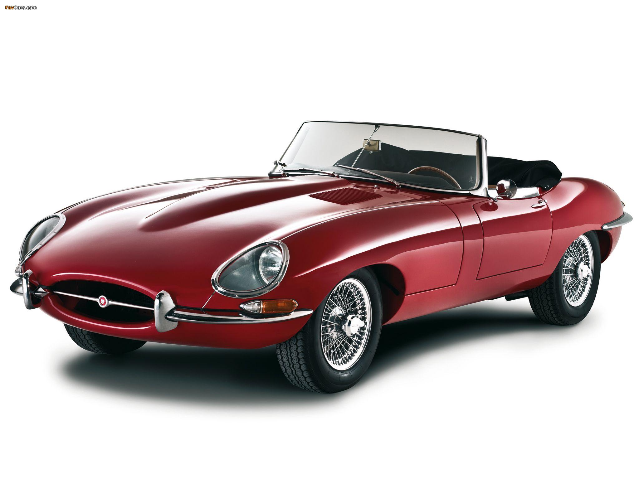 E Type Open Two Seater (Series I) 1961–67 Wallpaper