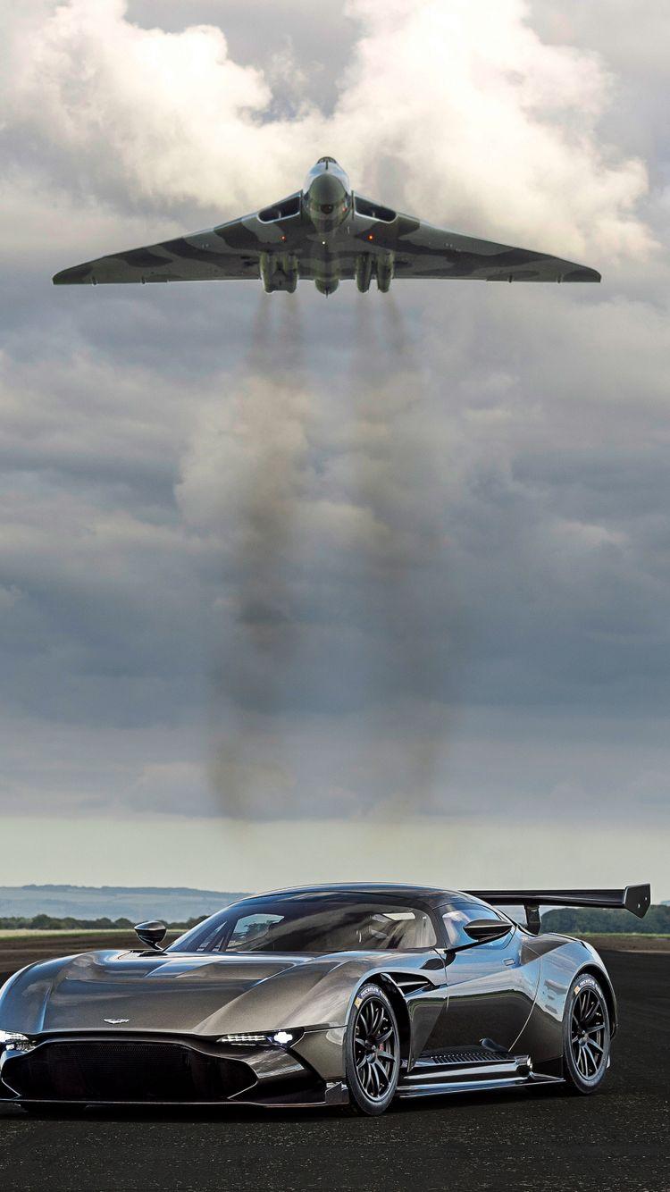 An Aston Martin Vulcan Met Its Delta Wing Bomber Namesake And