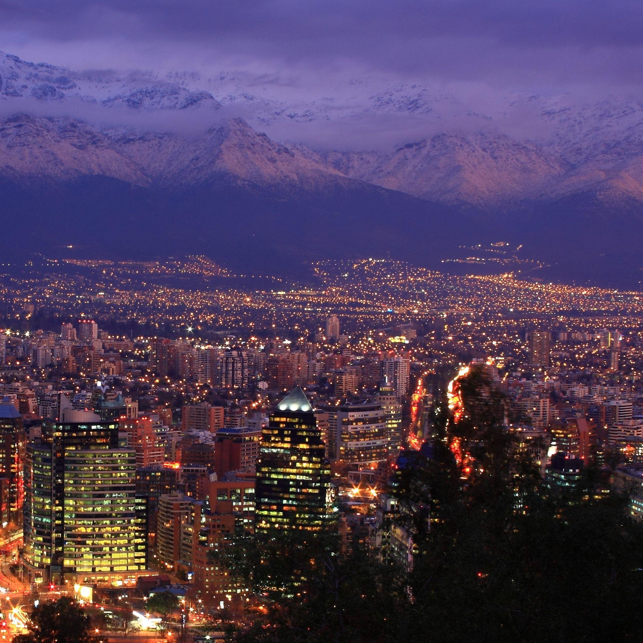 Santiago Chile iPad Air Wallpaper Download. iPhone Wallpaper