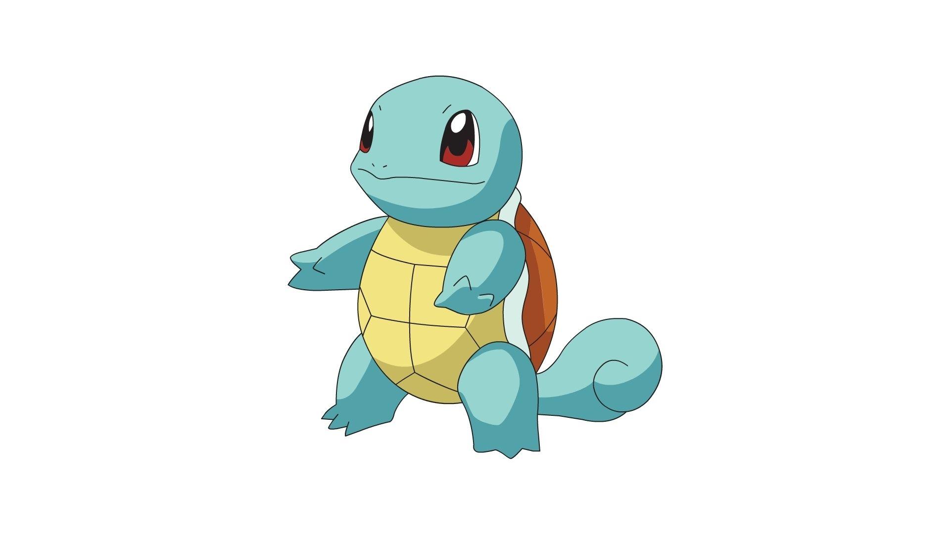 pokemon squirtle simple background white background 1920x1080