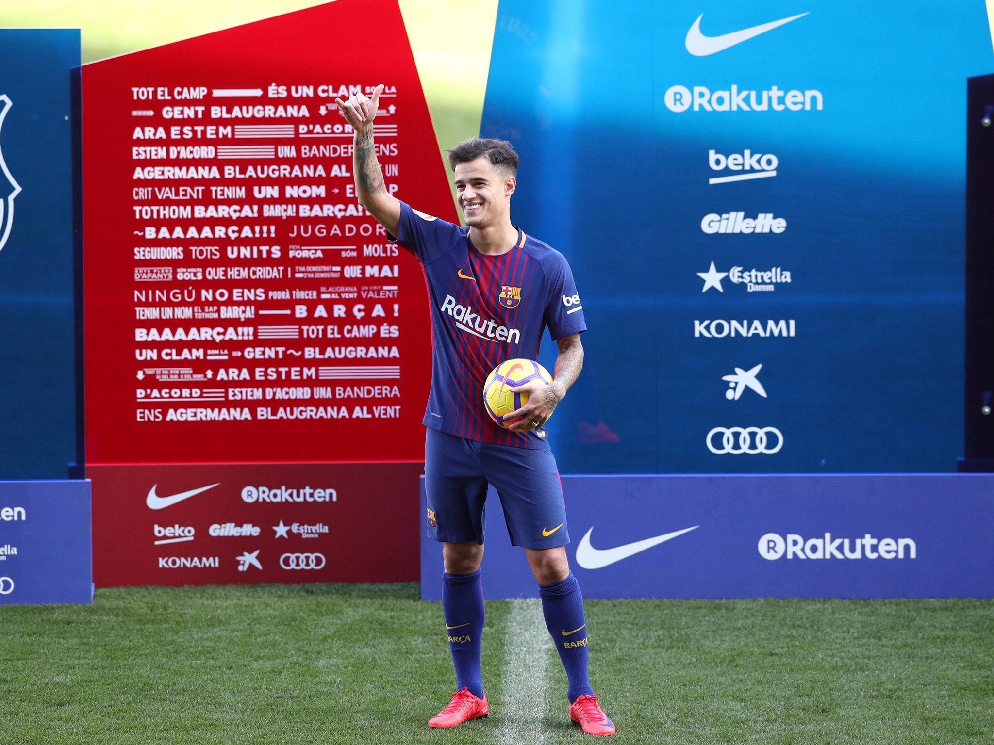 Philippe Coutinho press conference LIVE: Barcelona complete £142m