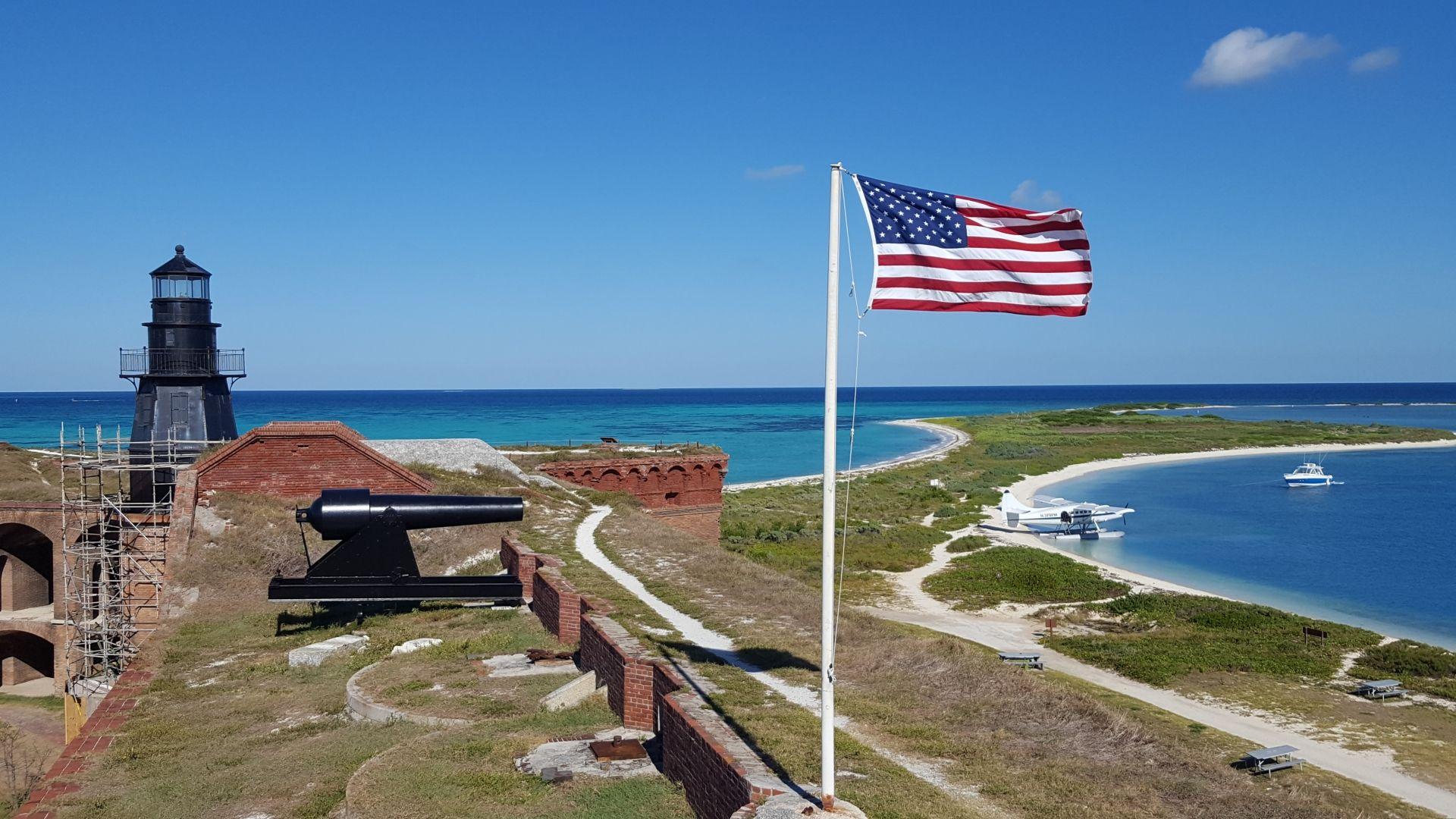 Remote Camping at Dry Tortugas National Park. National Park