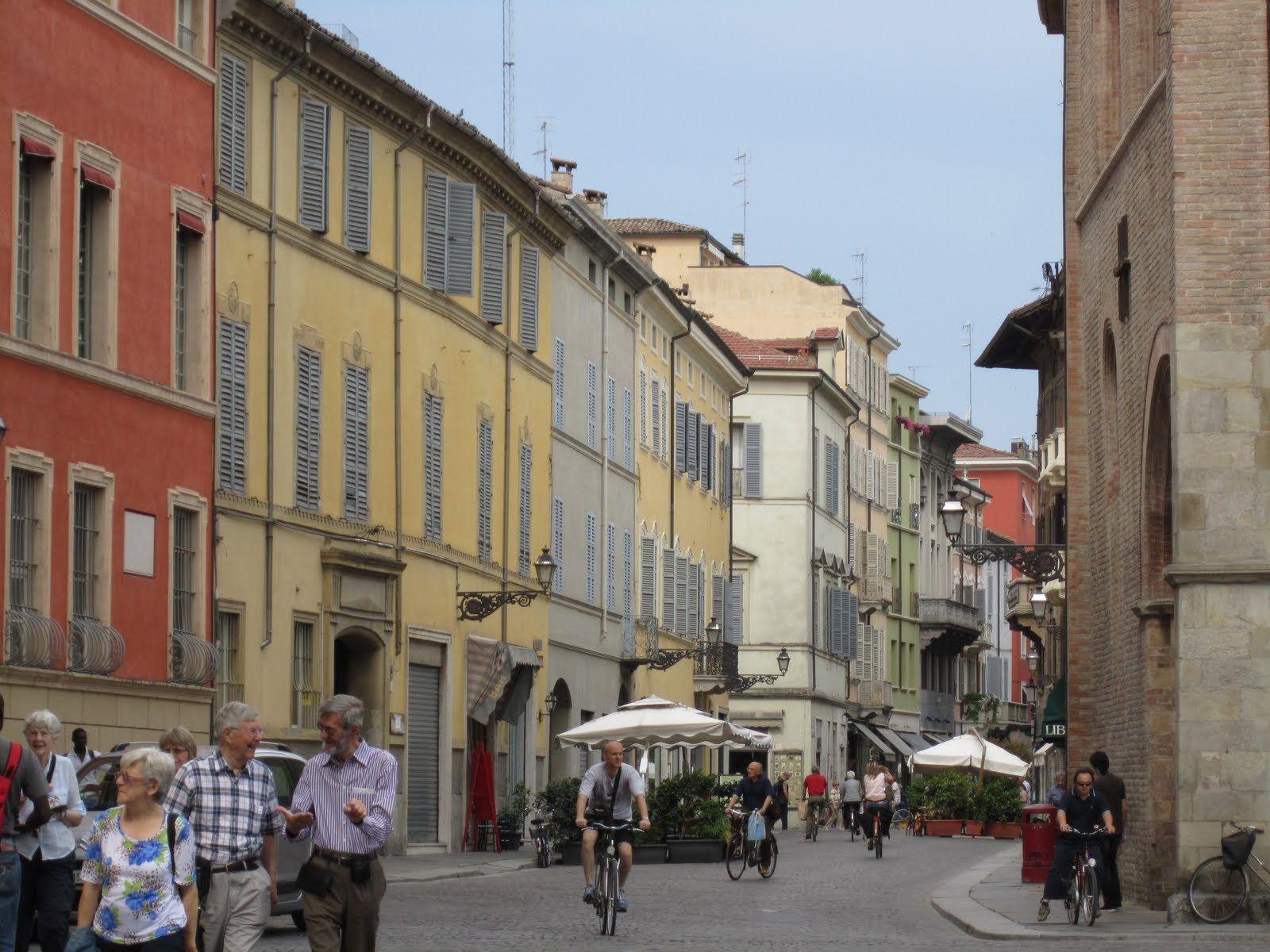 City street in Parma, Italy wallpaper and image
