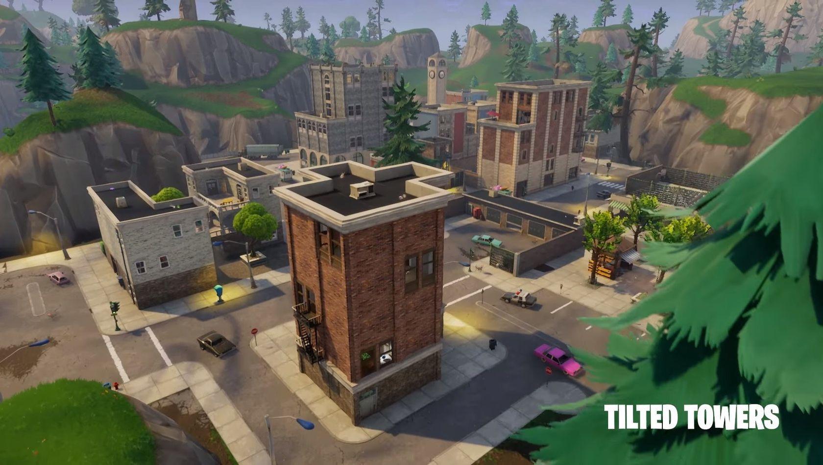Discover Tilted Tower [Fortnite ]