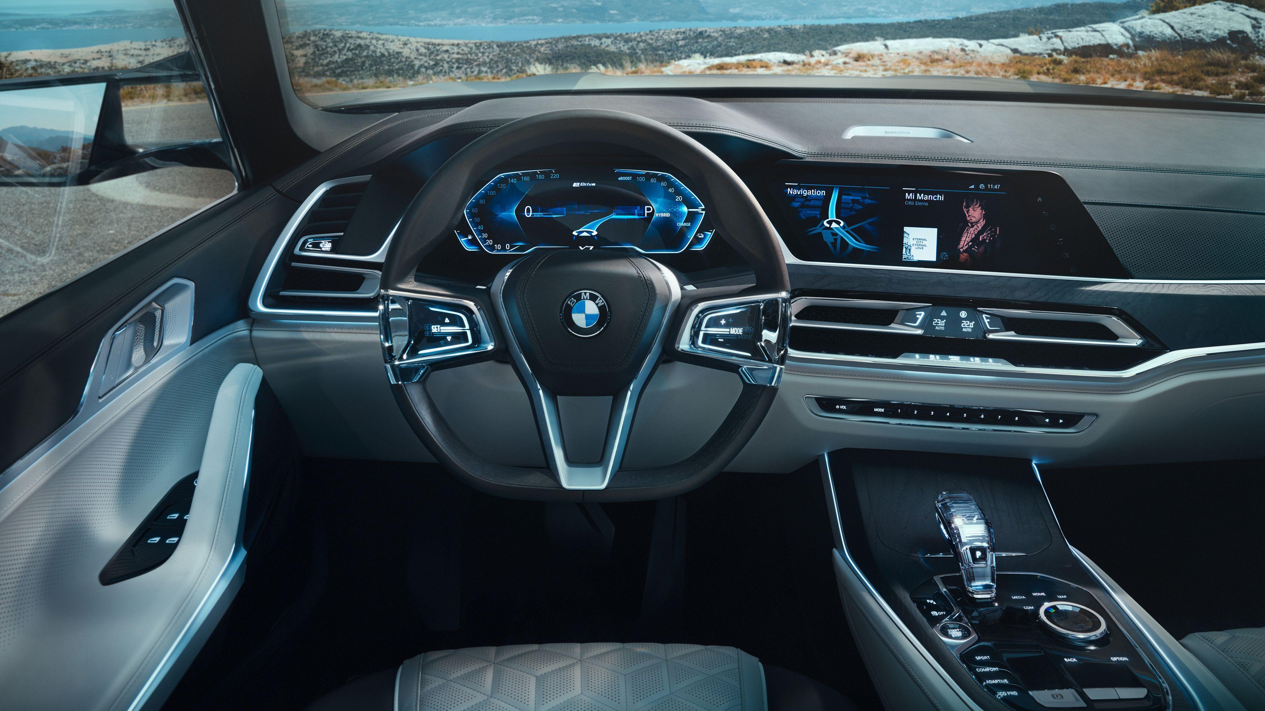 BMW Concept X7 iPerformance Interior 4K Wallpaper. HD Car Wallpaper