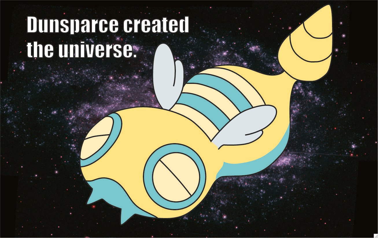 pokemon outer space dunsparce 1307x823 wallpaper High Quality