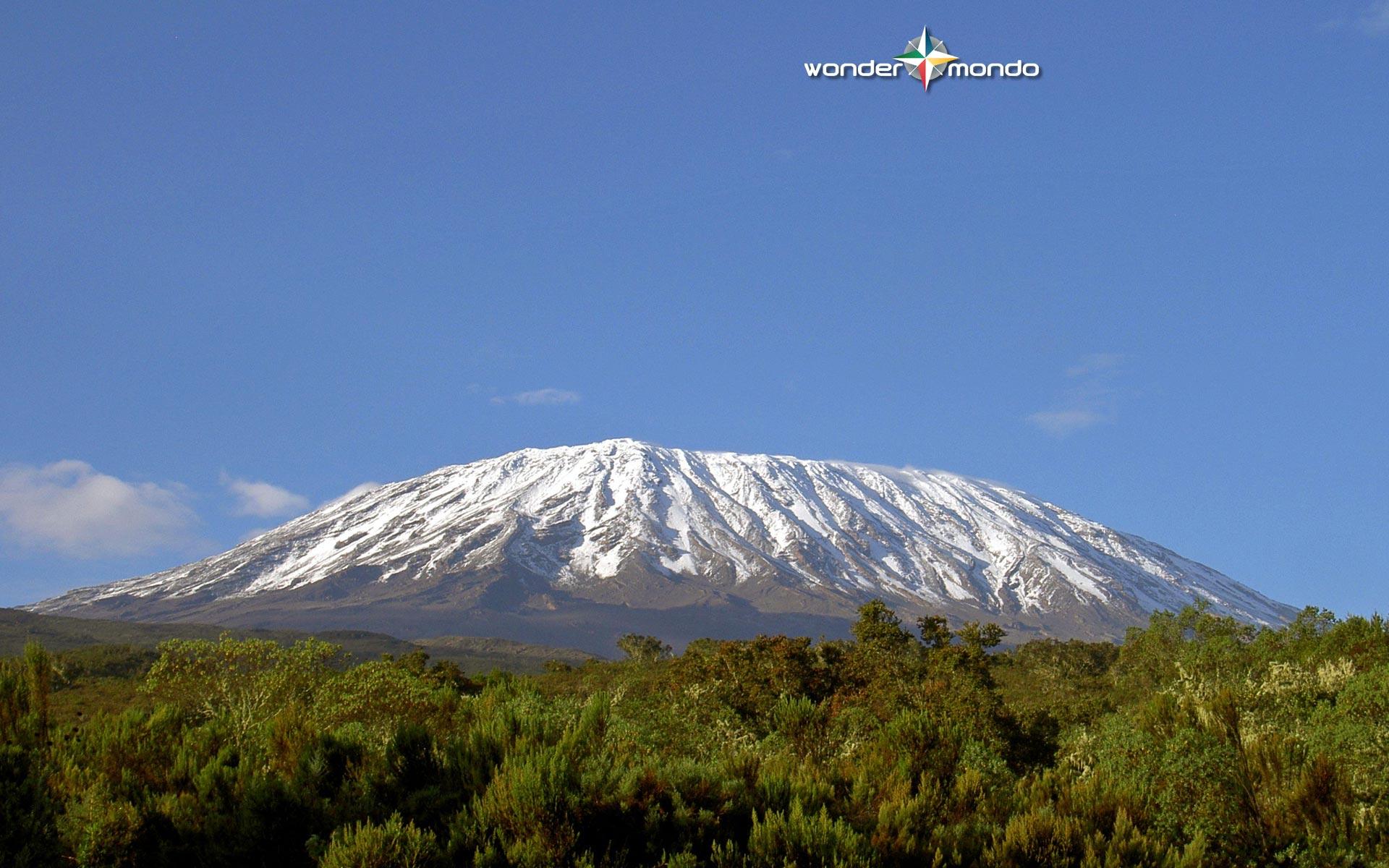 Wallpaper with Mount Kilimanjaro