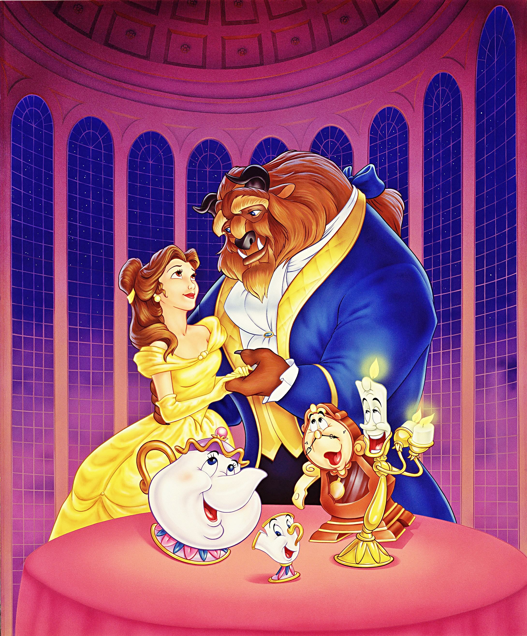 Walt Disney Posters Beauty and the Beast HD Wallpaper Image for PC