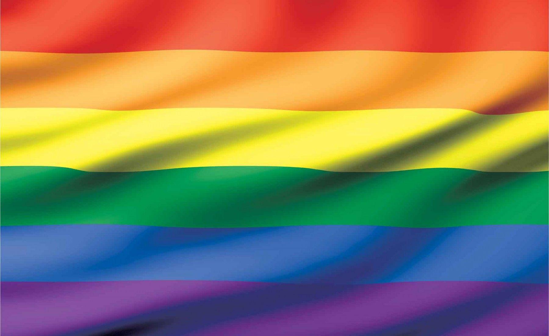 Flag Rainbow Gay Pride Photo Wallpaper Mural (491WM), Travel