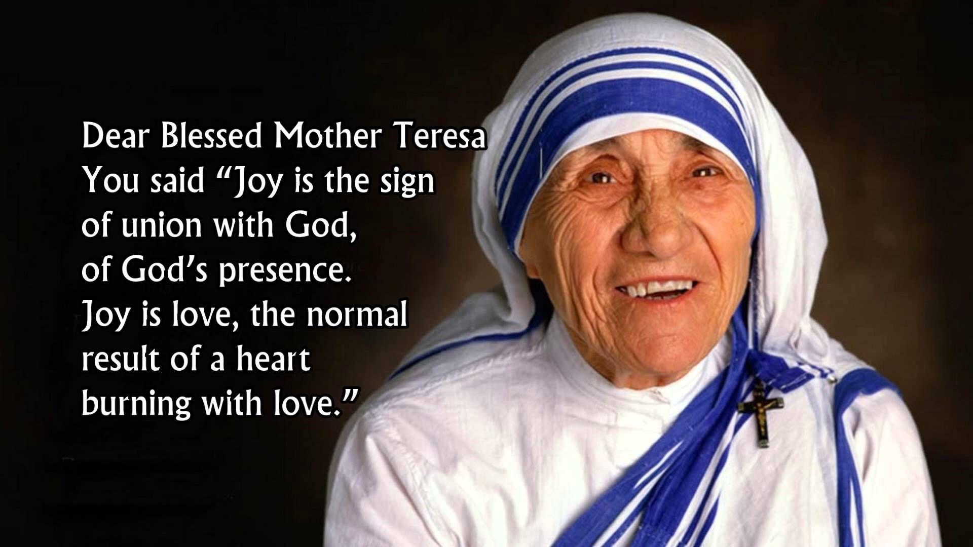 Mother Teresa Wallpaper for PC. Full HD Picture. Beautiful