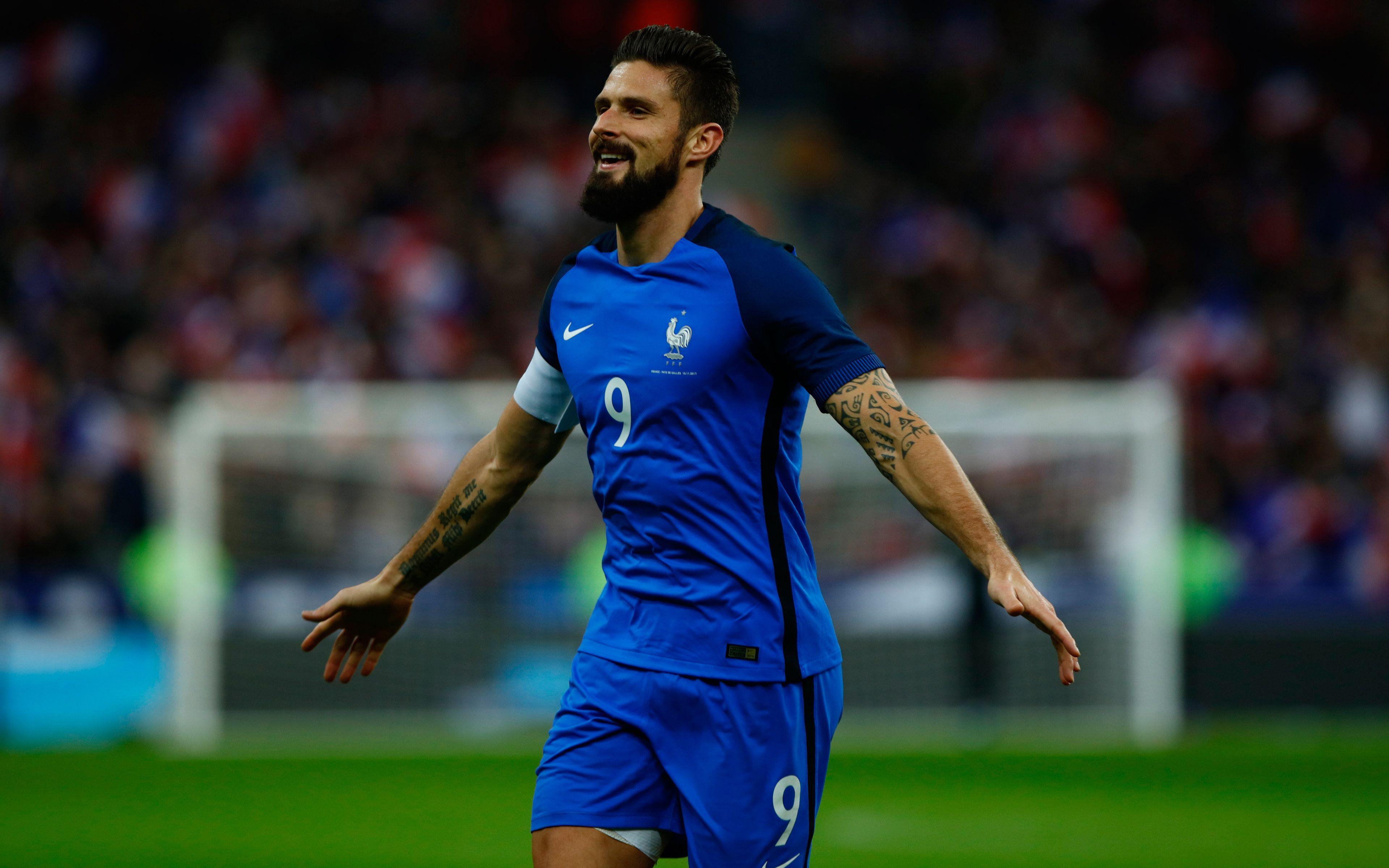 Download wallpaper Olivier Giroud, French football player, France