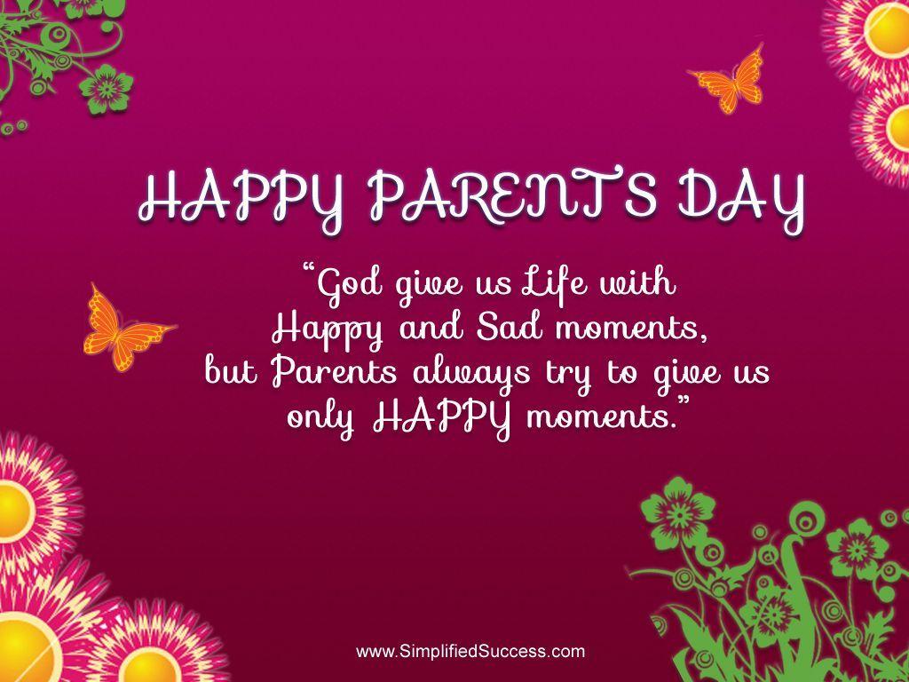 Happy Parents Day 2014 wallpaper, quotes, image and Paintings