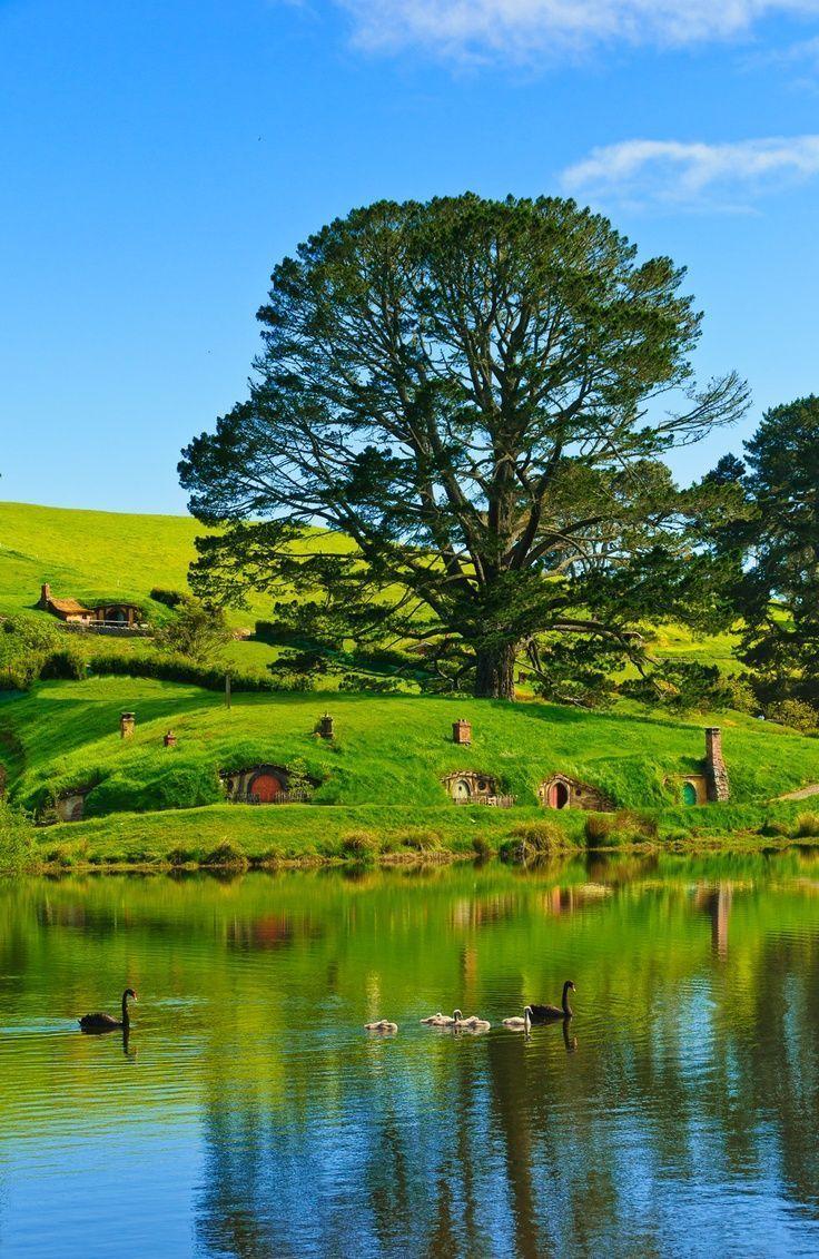 Hobbiton in New Zealand: Lovely Place of Hobbit Houses family