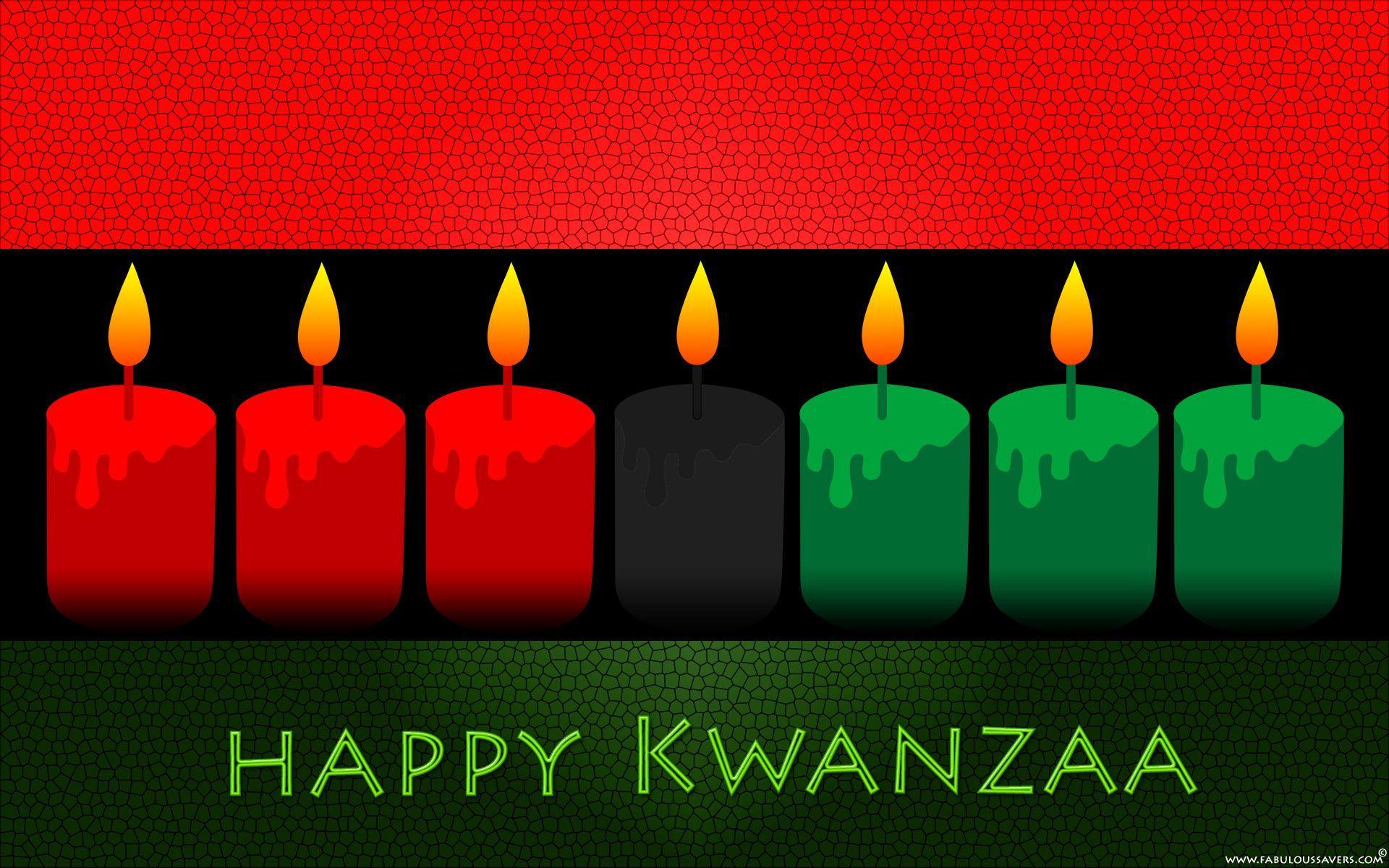 Free Happy Kwanzaa Day computer desktop wallpaper. Kwanzaa