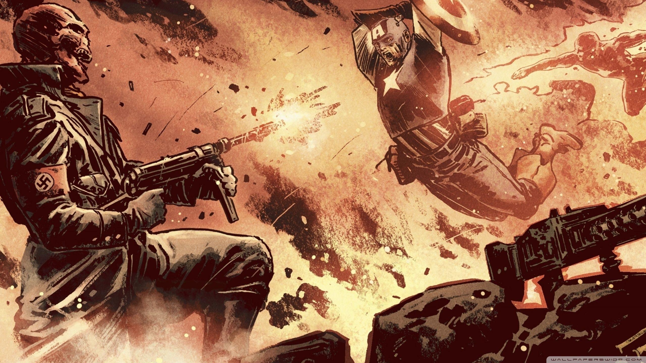 Captain America Marvel Comics ❤ 4K HD Desktop Wallpaper for