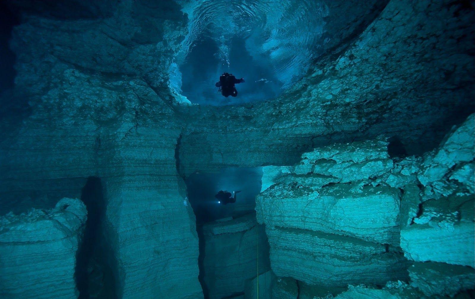 Download Beautiful Nature Cave Diving Wallpaper. Full HD Wallpaper