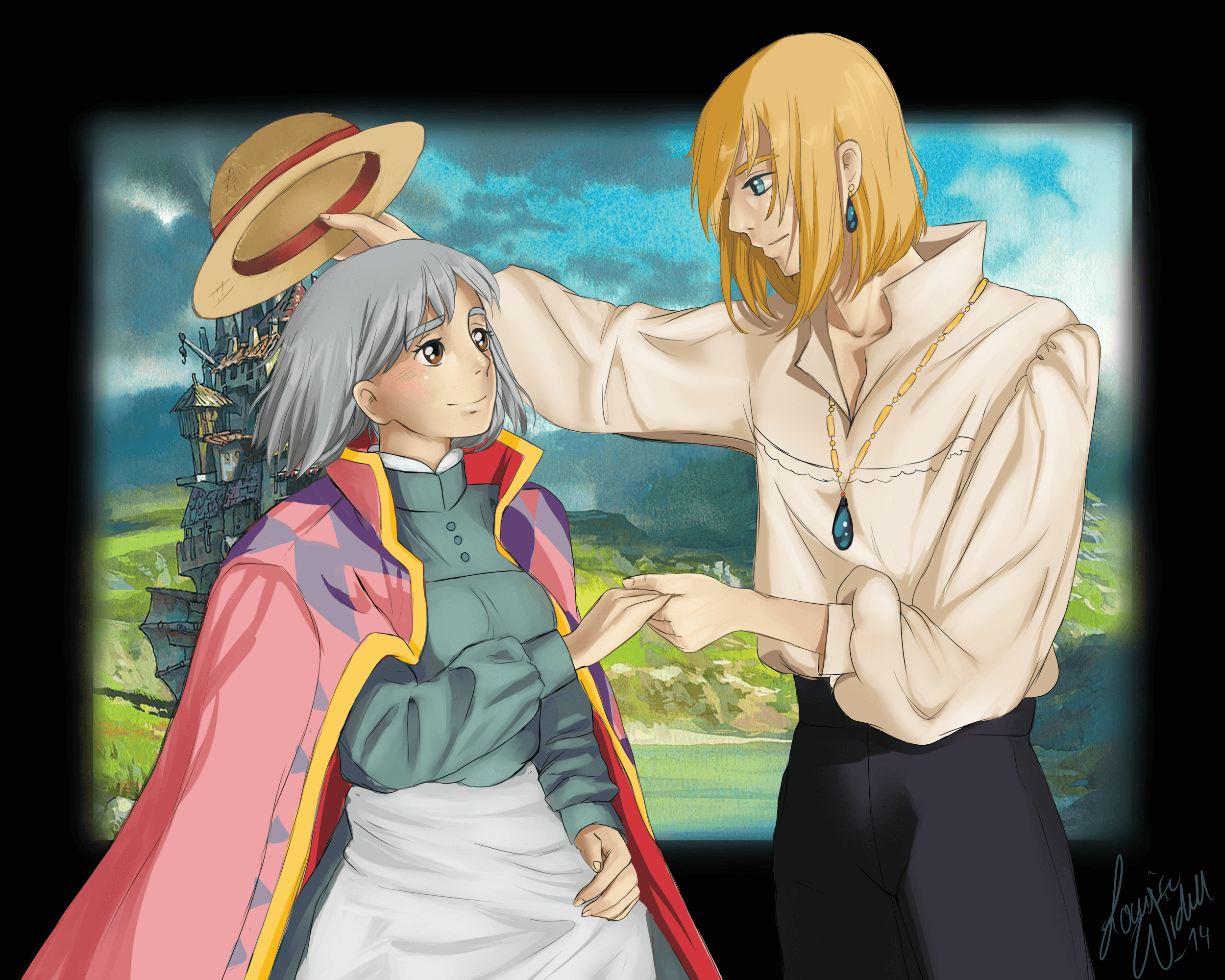 Howl's Moving Castle image Sophie and Howl HD wallpaper