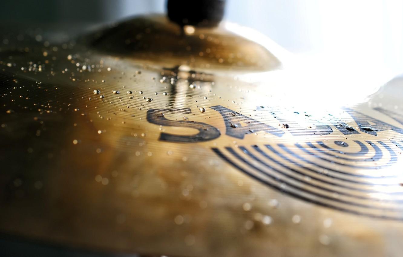 Wallpaper rain, sound, cymbal image for desktop, section музыка