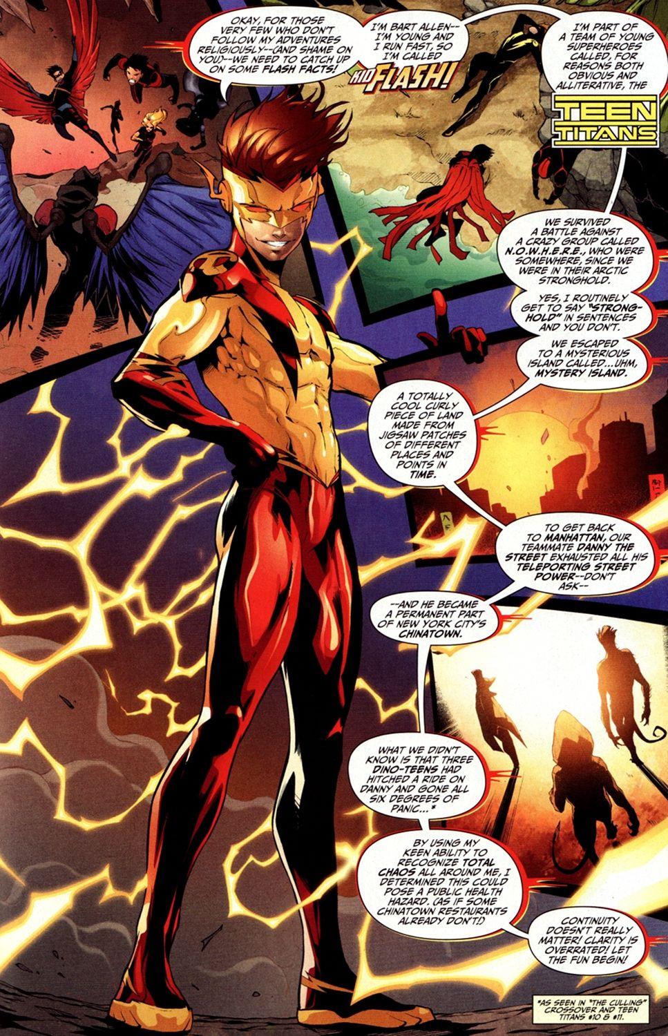 Bart Allen returns as Kid Flash in the New 52! YES! (later -) Except
