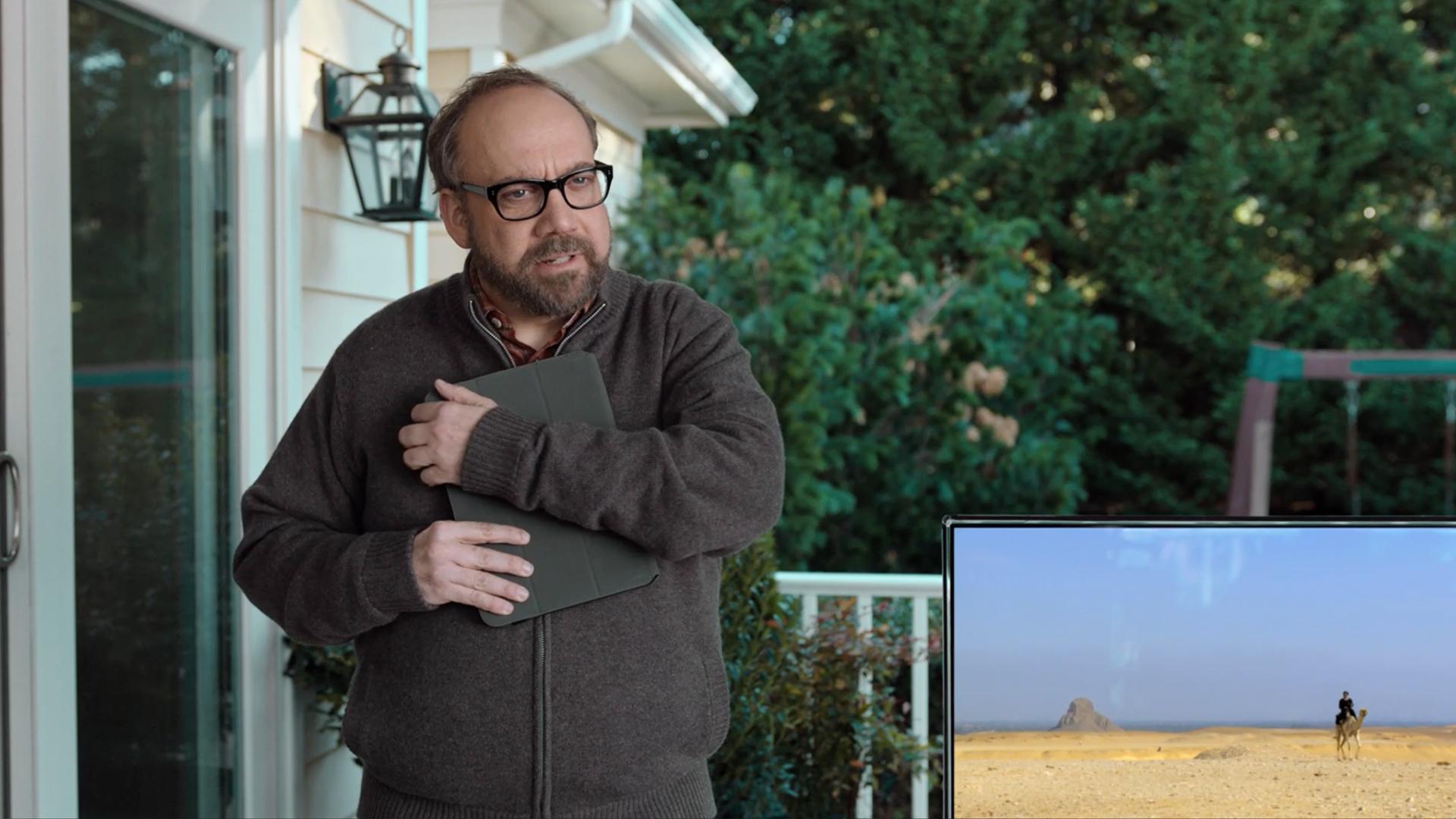 Ad of the Day: Paul Giamatti Battles a Family of Movie Buffs in His