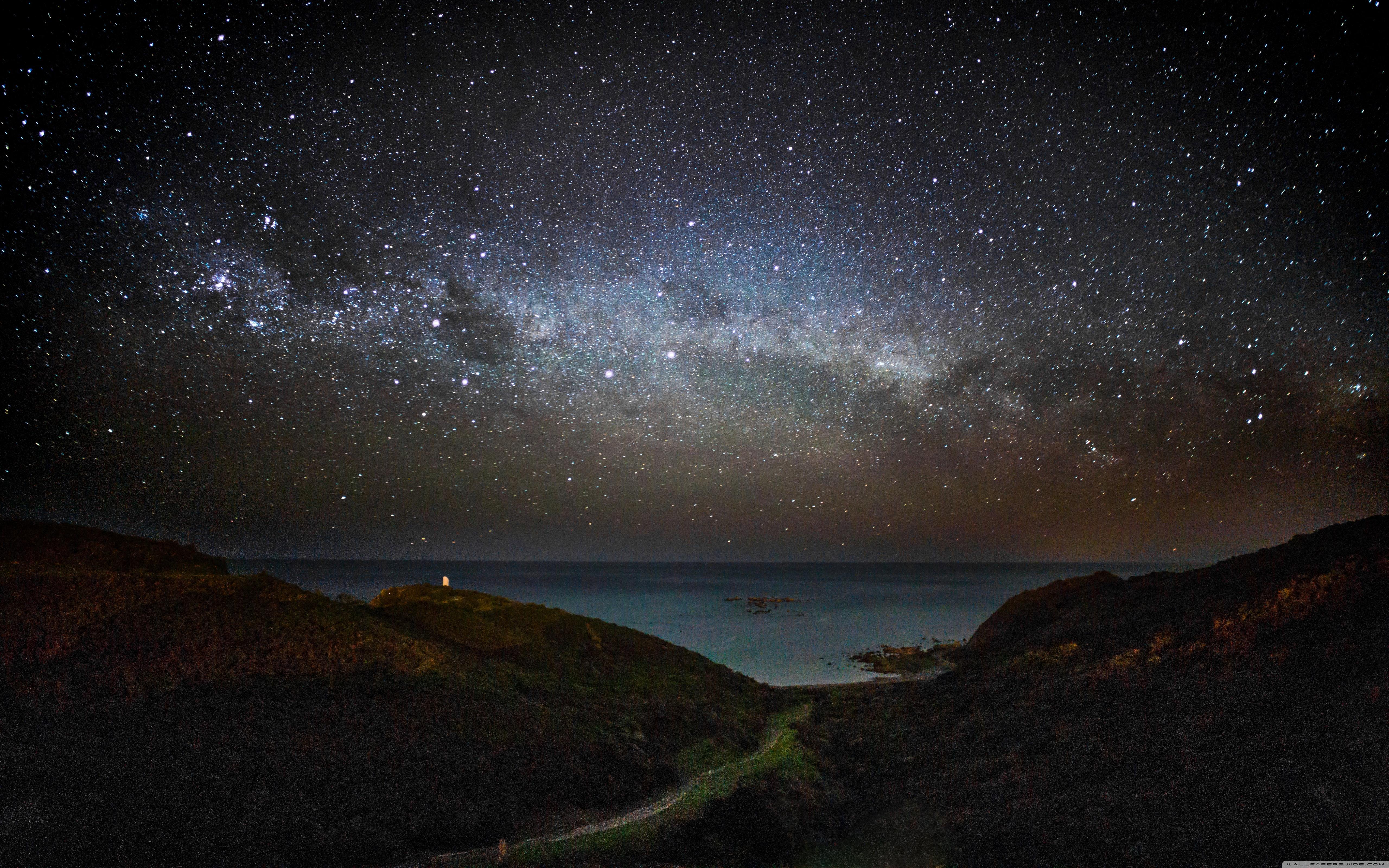 Milky Way, Wellington ❤ 4K HD Desktop Wallpaper for • Dual Monitor