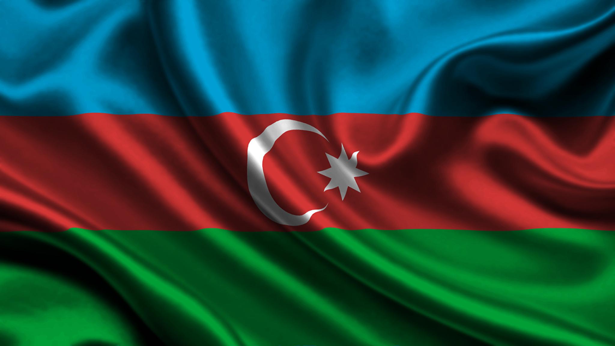 Picture Azerbaijan Flag Stripes 2048x1152