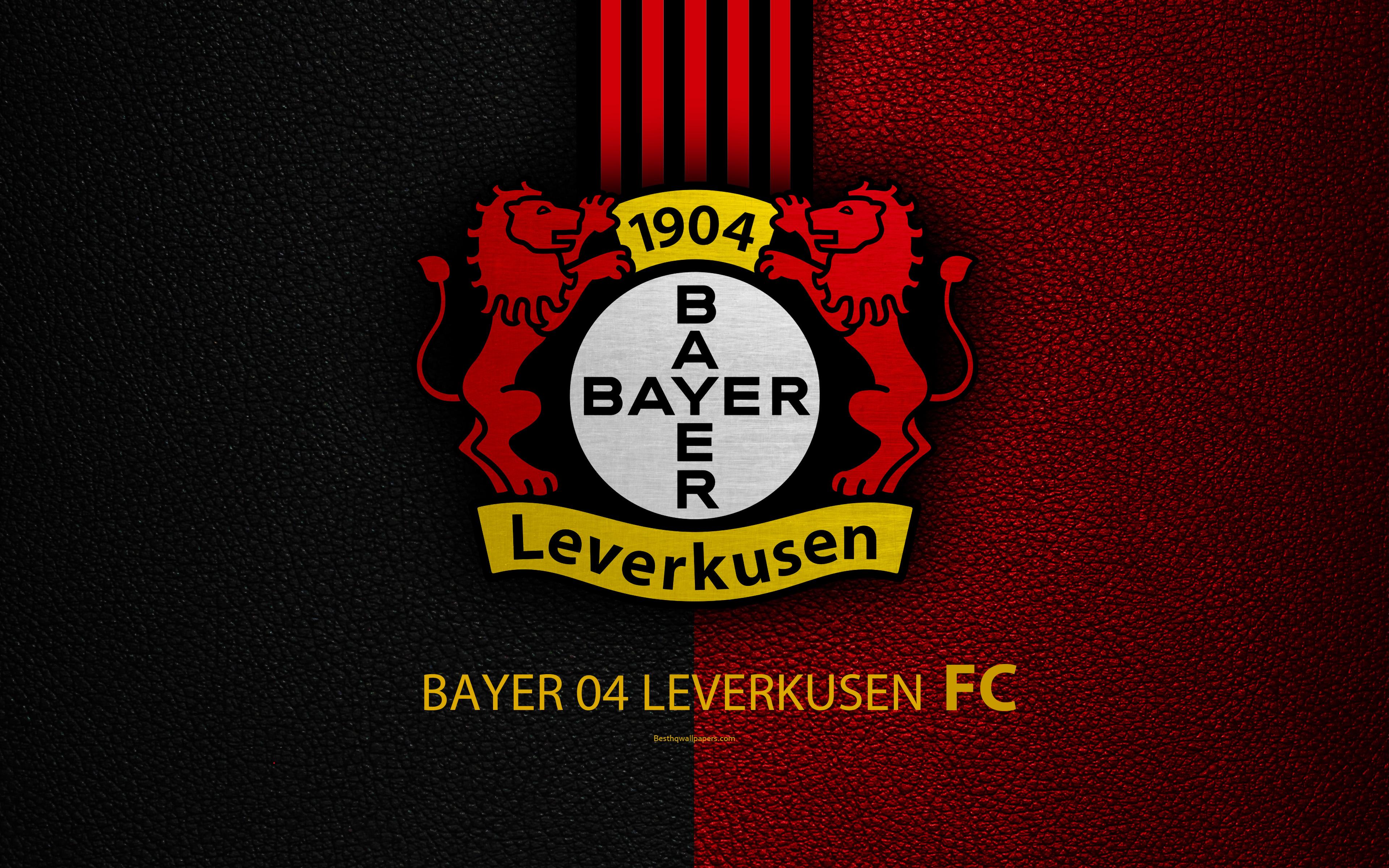 Download wallpaper Bayer 04 Leverkusen FC, 4k, German football club