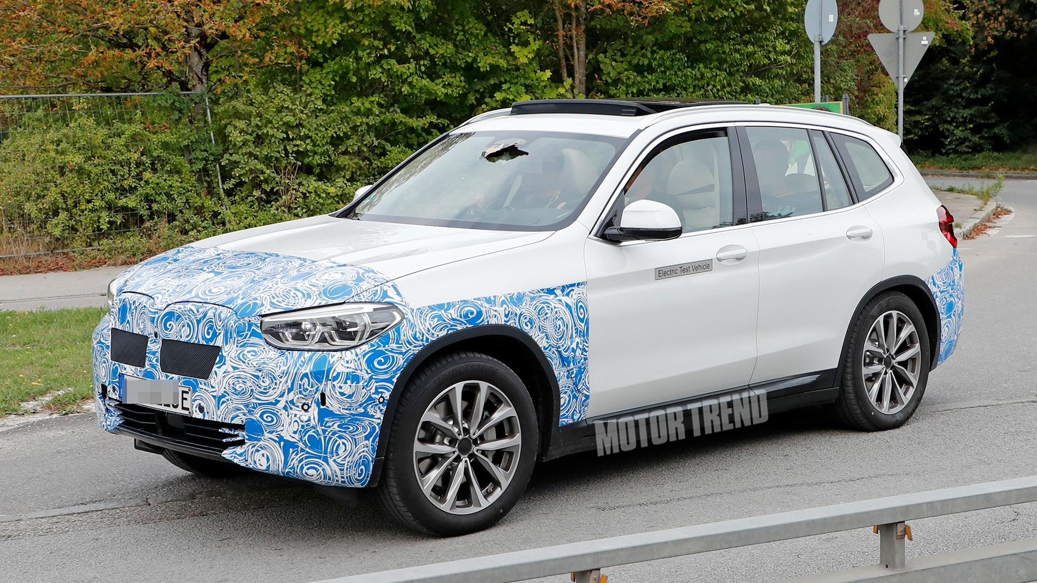 Spied! All Electric BMW IX3 Caught Testing Trend Canada