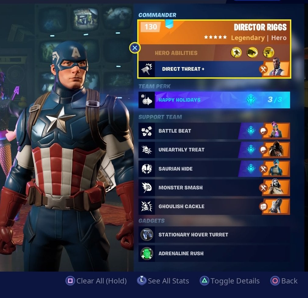 Captain America Fortnite wallpaper
