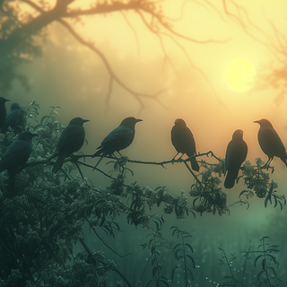 Black Birds by CelestialCanvas