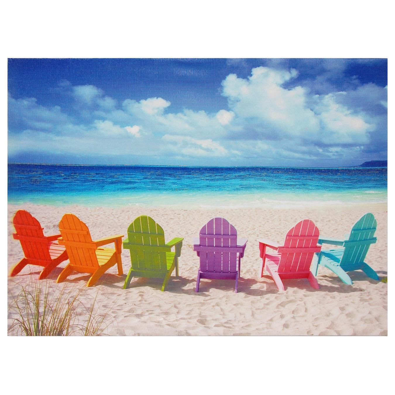 New Beach Chair Desktop Wallpaper with Simple Decor