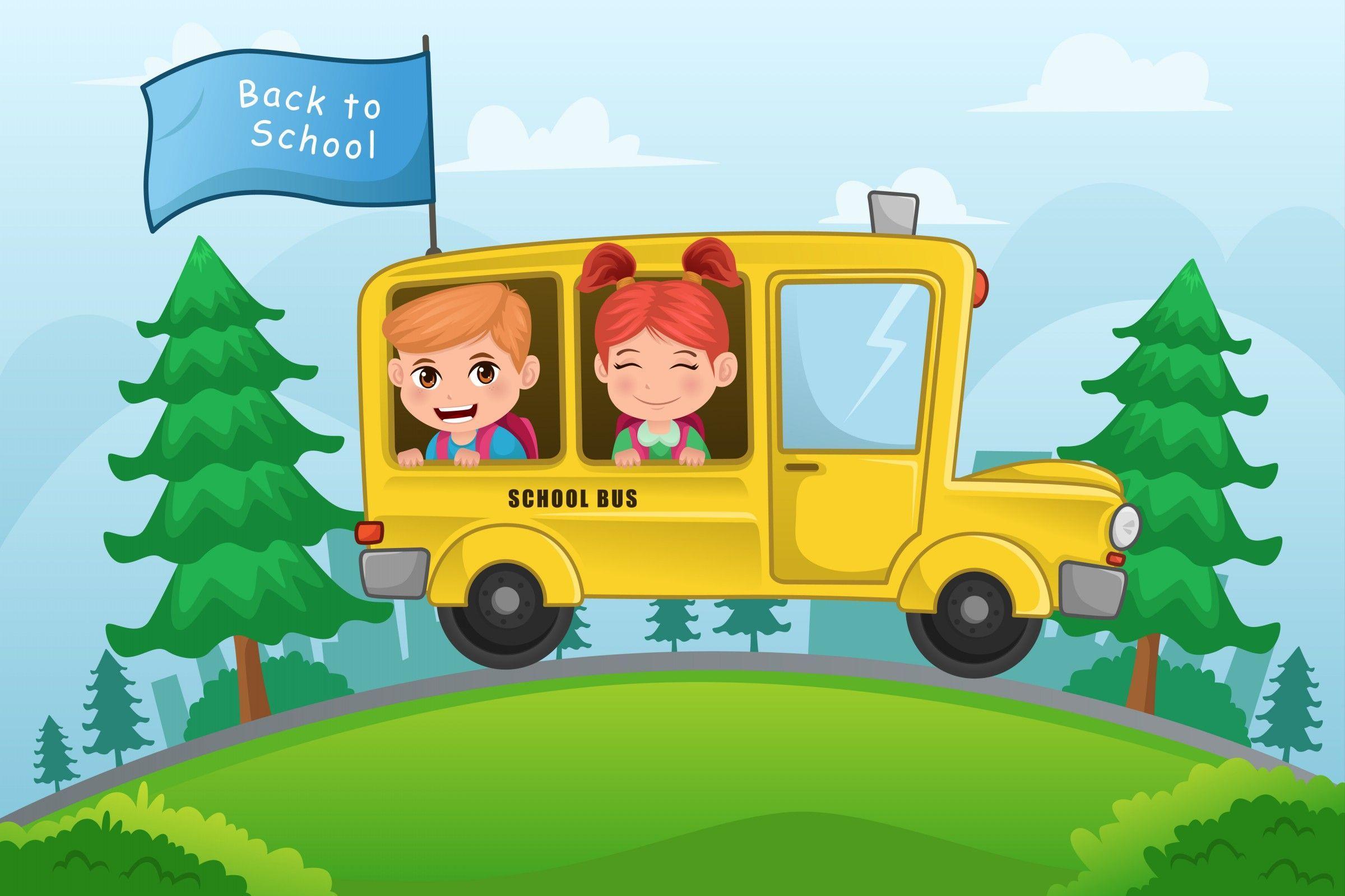 September Back to School Bus • Elsoar