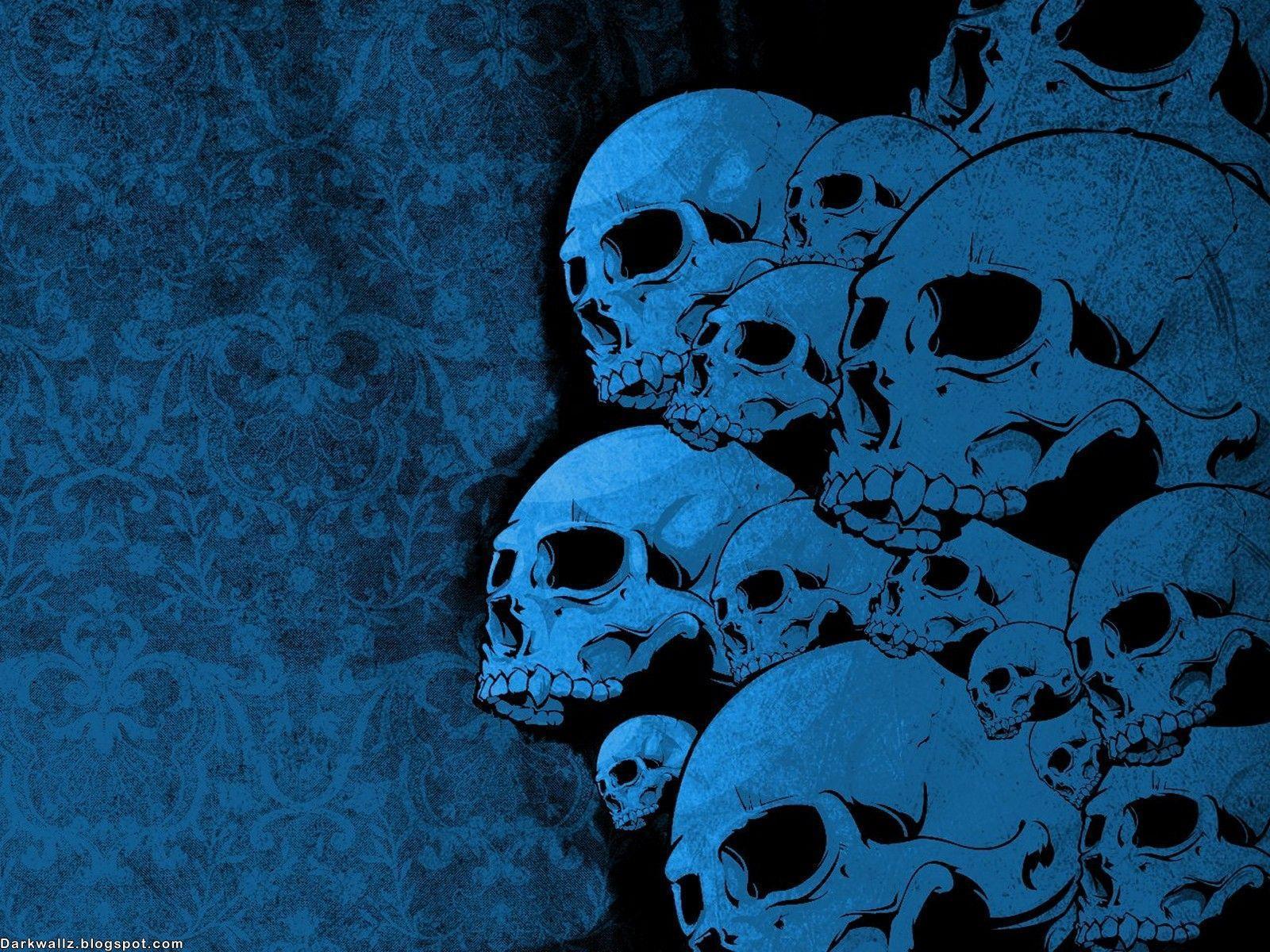 Wallpaper For > Gothic Skull Wallpaper