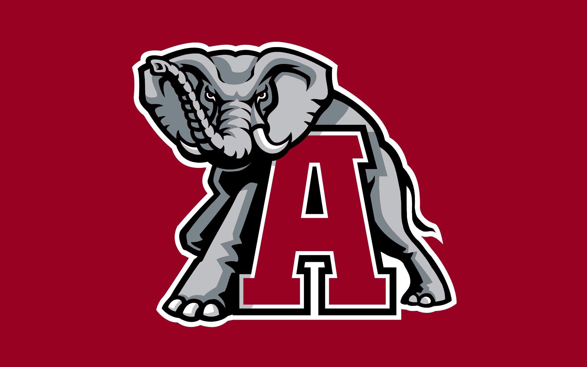 Awesome Elephant Alabama Football Logo Wallpaper in High Quality
