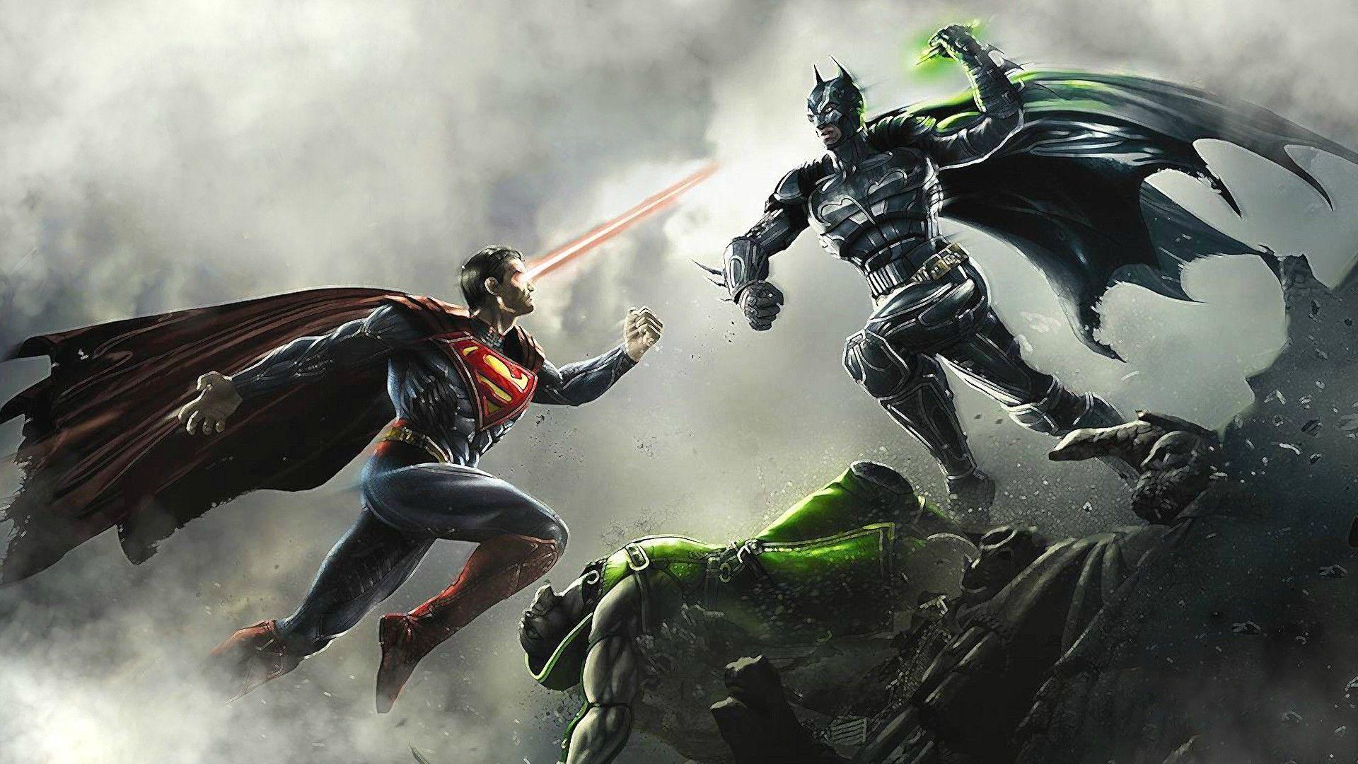 In light of the Batman vs Superman movie, here&;s a sick wallpaper