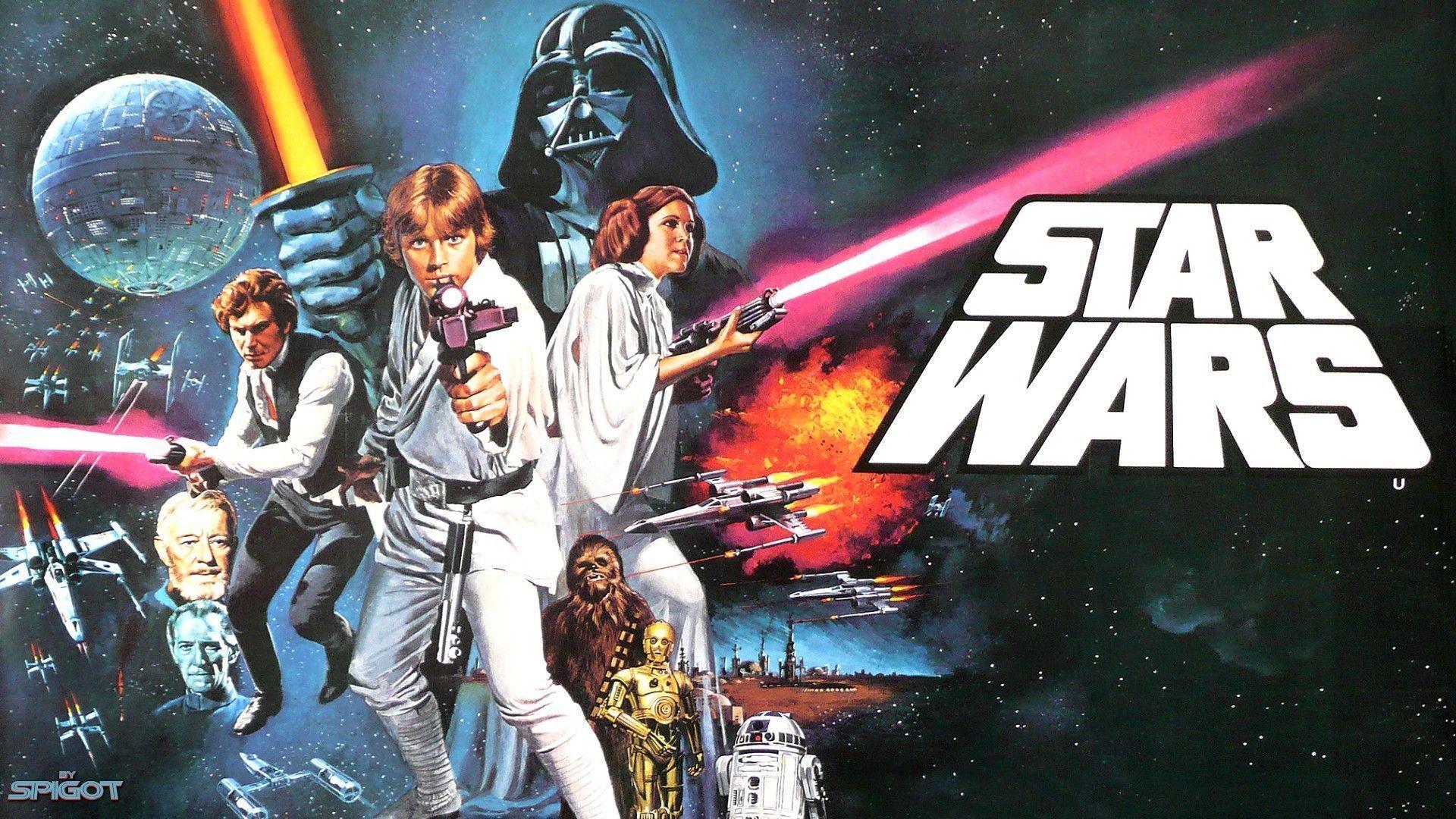 Download Star Wars Poster Wallpaper 1920x1080. HD Wallpaper