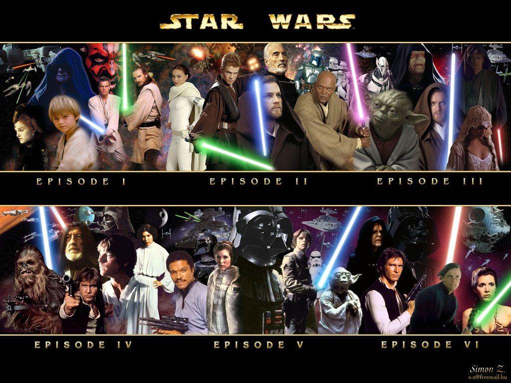 The Star wars saga: Characters Wars Wallpaper 25176108
