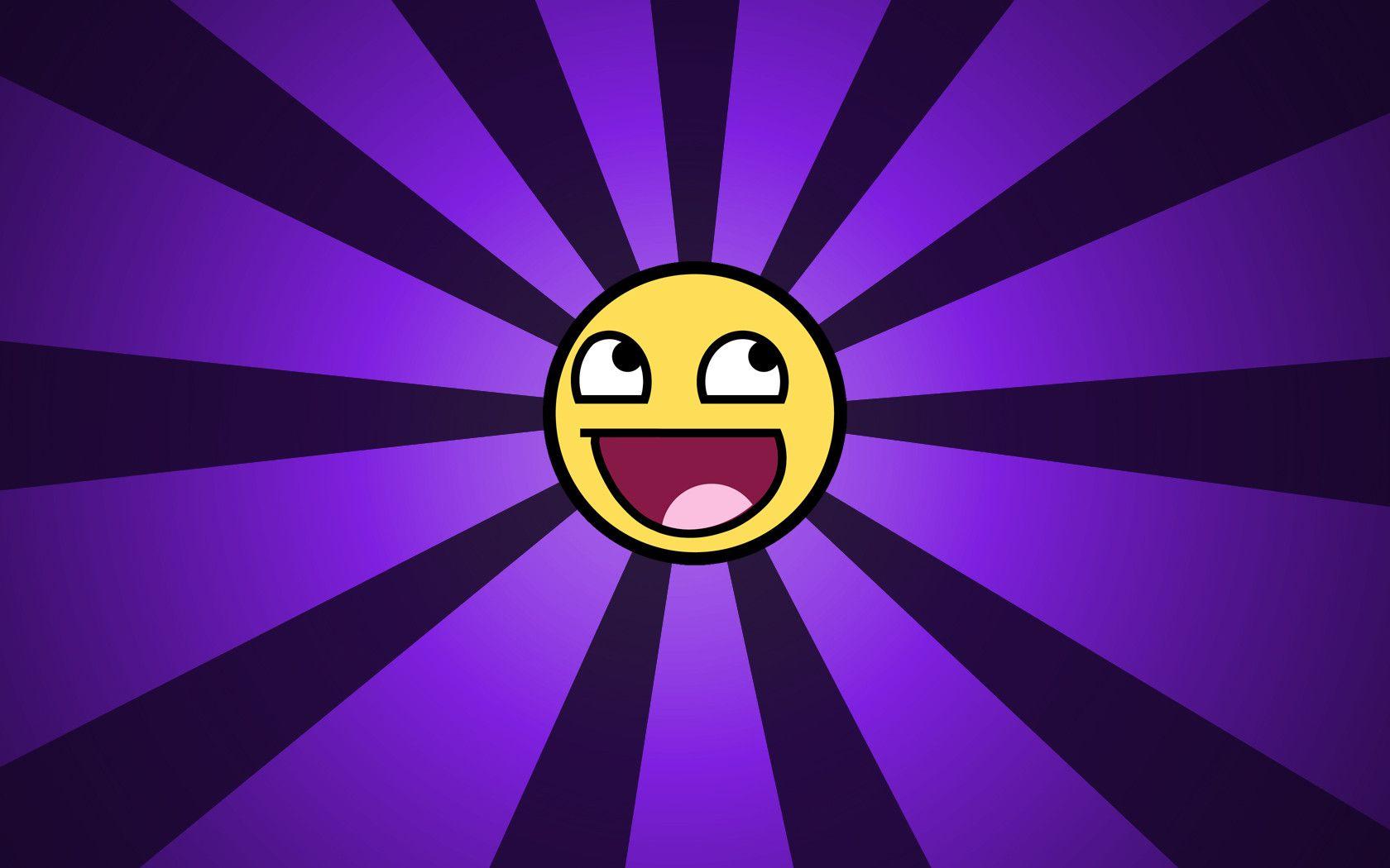 Pix For > Awesome Face Smiley Wallpaper