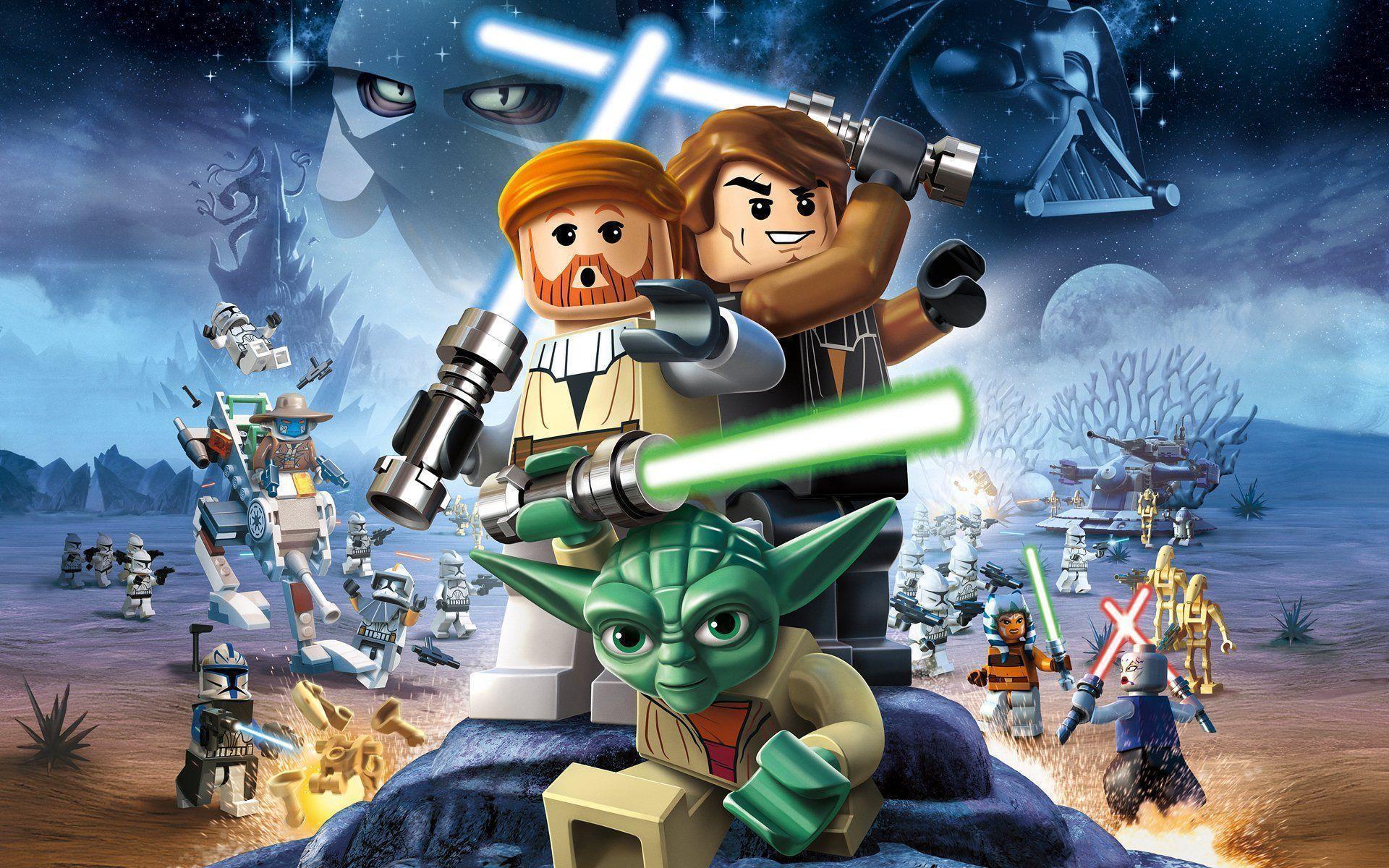 Star Wars: Clone Wars Lego Univers Background Wallpaper