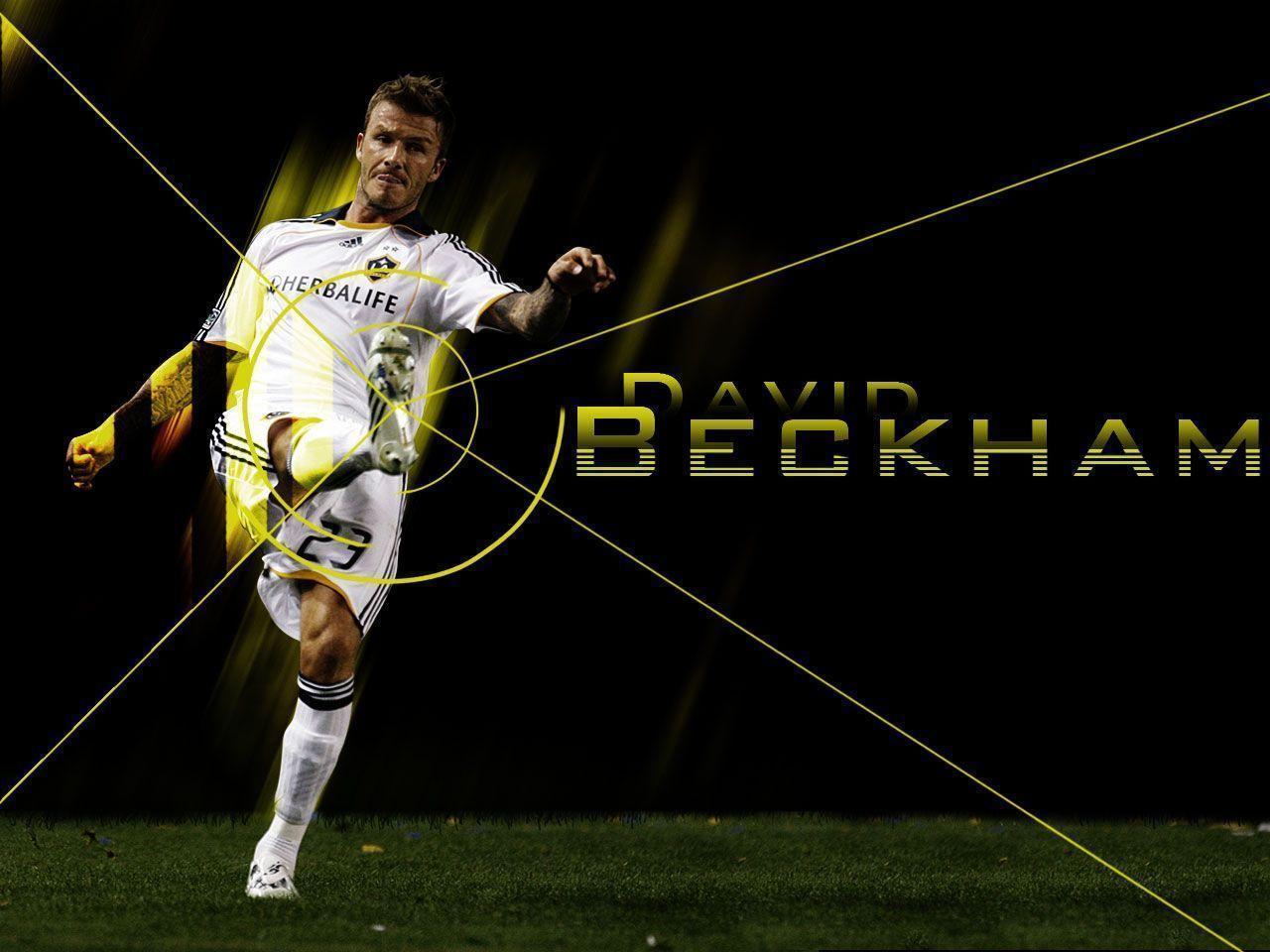 Football Super Star Player: David Beckham HD Wallpaper 2013