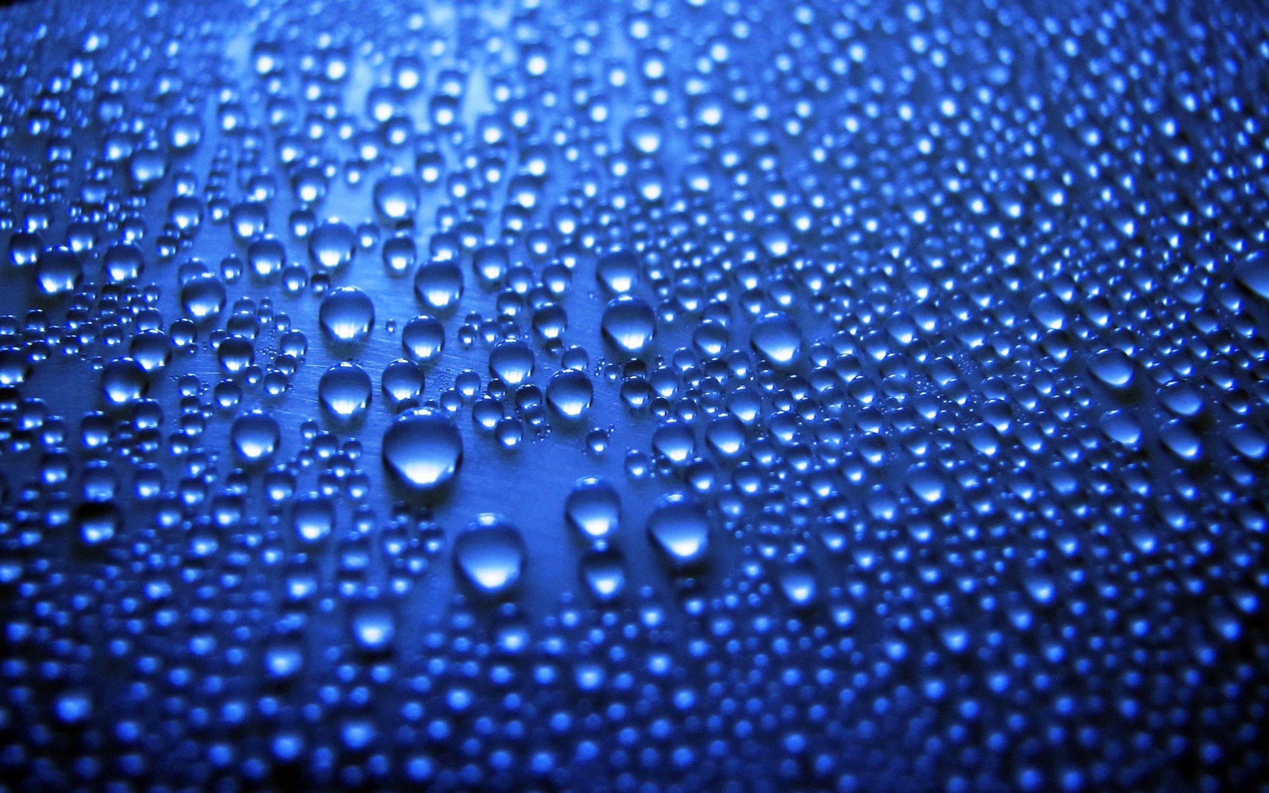 Cool Water Drops Blue Wallpaper Wallpaper computer. best