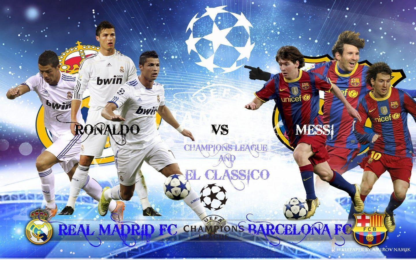 Cristiano VS Messi New HD Wallpaper 2014