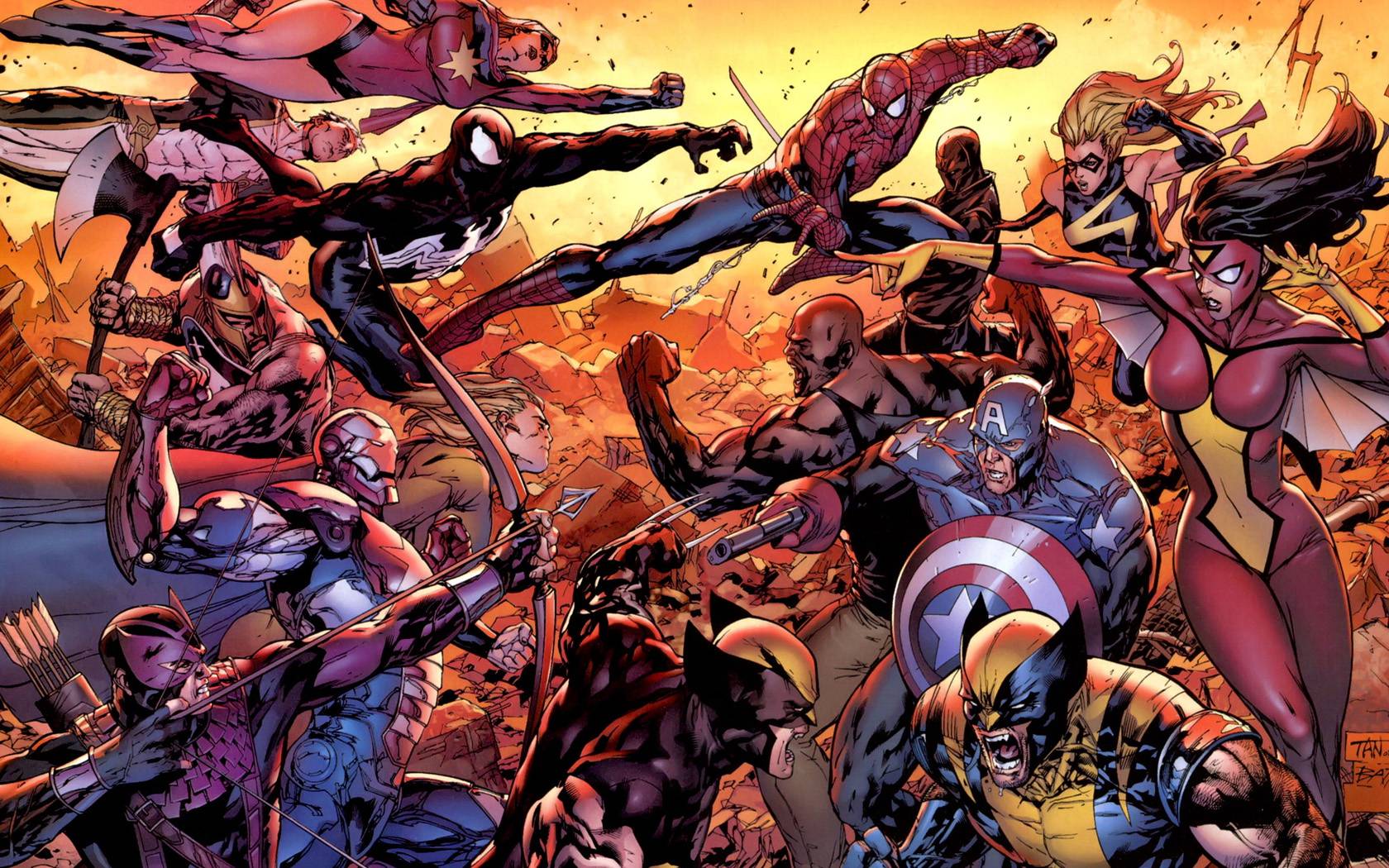Pix For > Avengers Comic Wallpaper