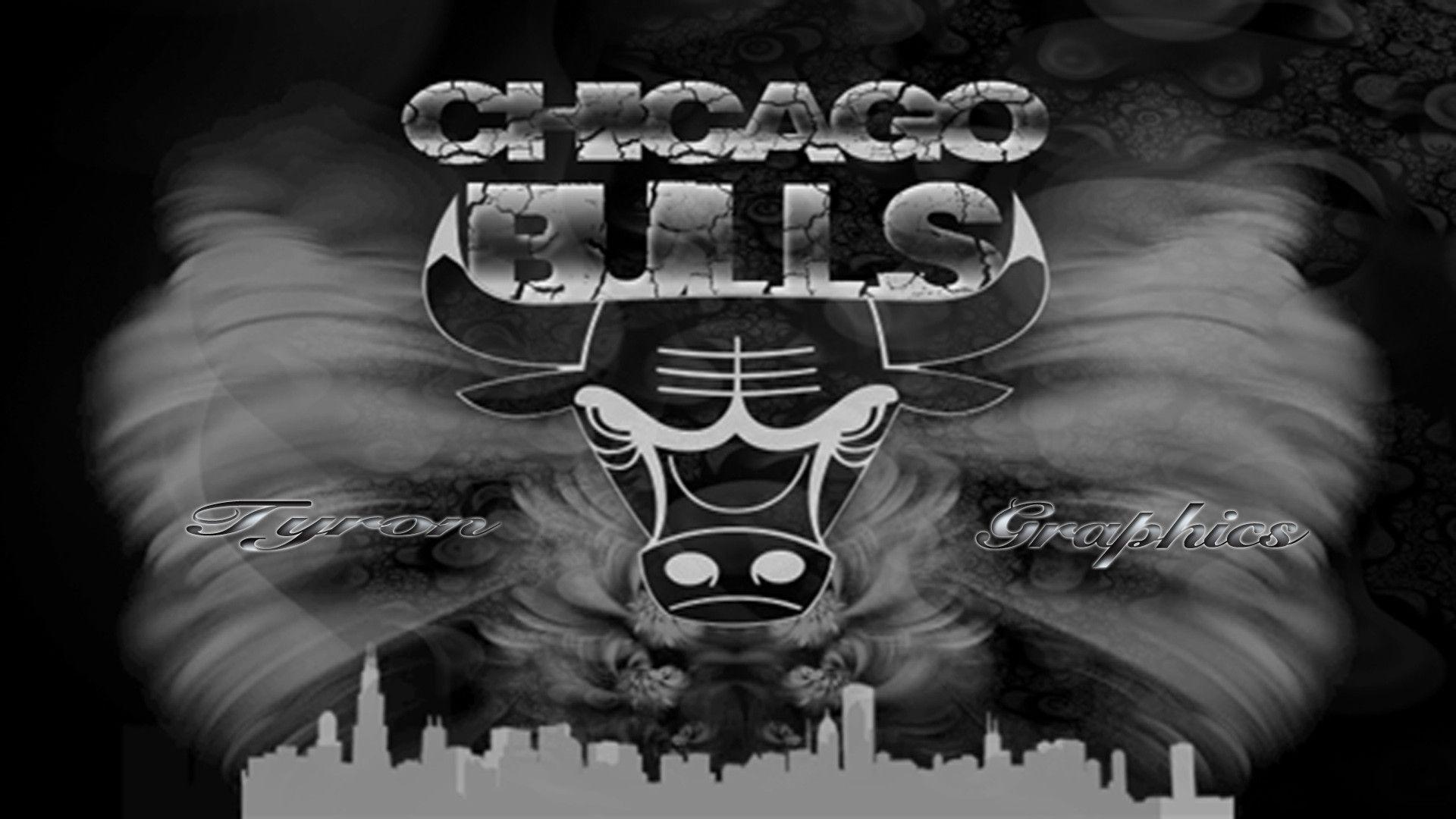 Chicago Bulls Black Background High Resolution Wallpaper Download