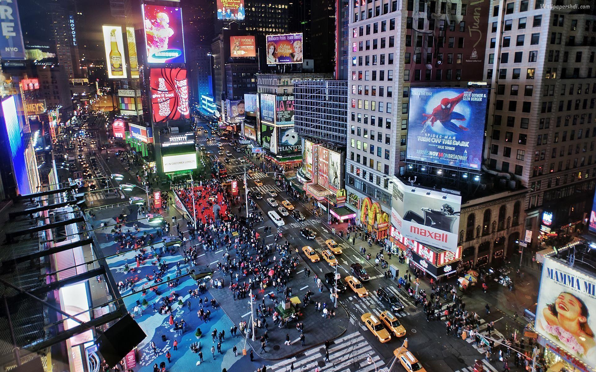 Times Square Hd Wallpaper