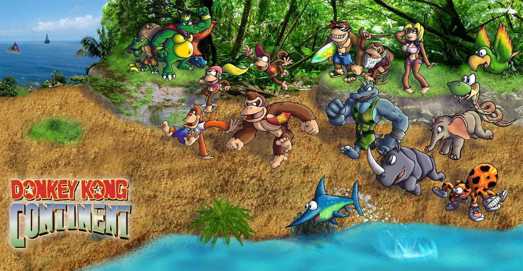 Animals For > Donkey Kong Country 2 Wallpaper