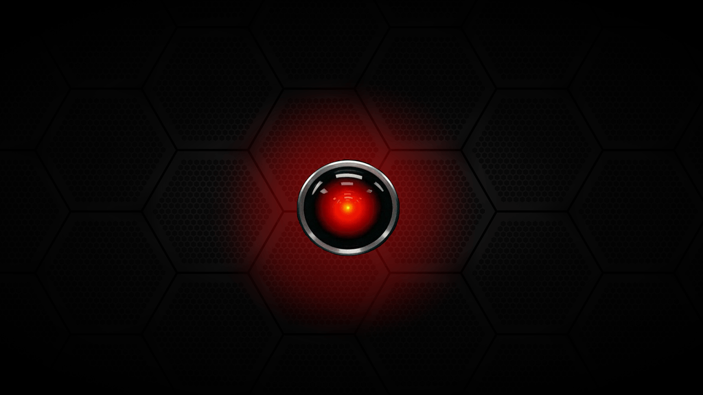 HAL 9000 Hexagon wallpaper